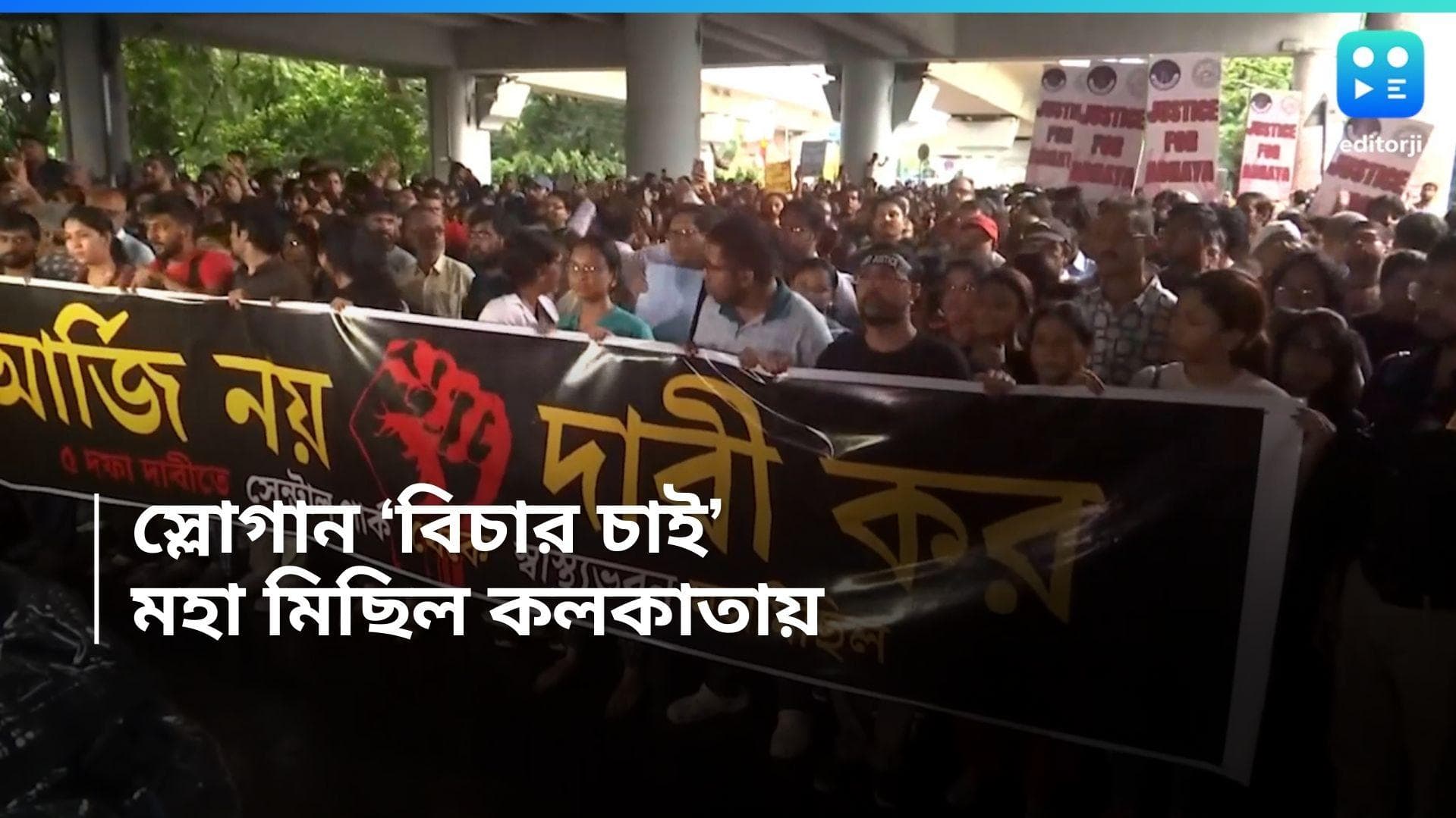 RG Kar: দাবি পূরণে ফের মহা মিছিল জুনিয়র ডাক্তারদের, দোষীদের শাস্তির দাবিতে ঝাঁঝ বাড়ছে আন্দোলনের 