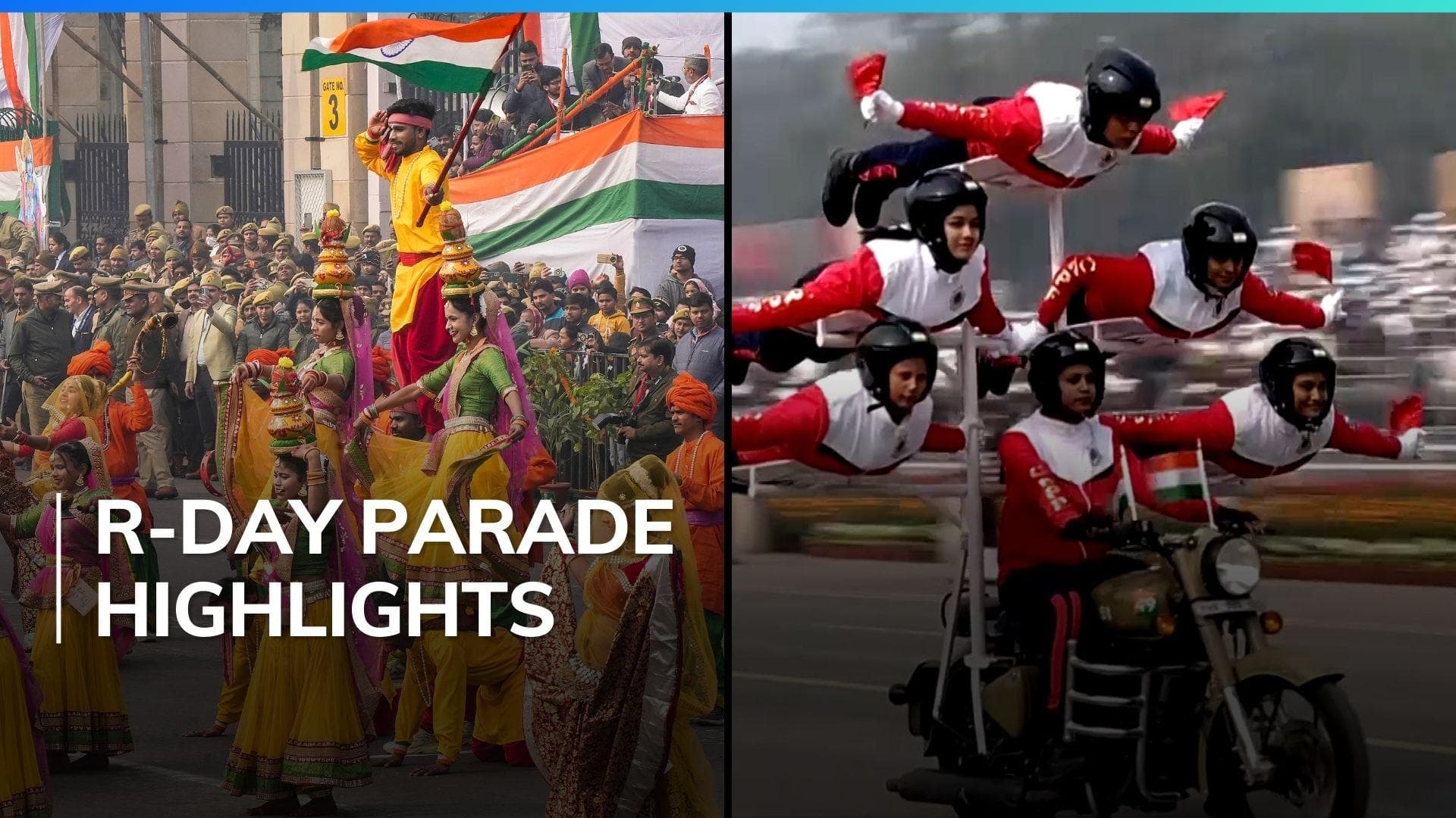 Motorcycle display on 'Naari Shakti' steals the show at 75th Republic Day parade