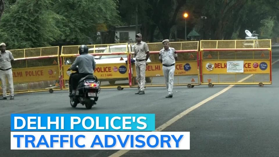 Delhi Police issues traffic advisory over Congress protests and kanwar yatra