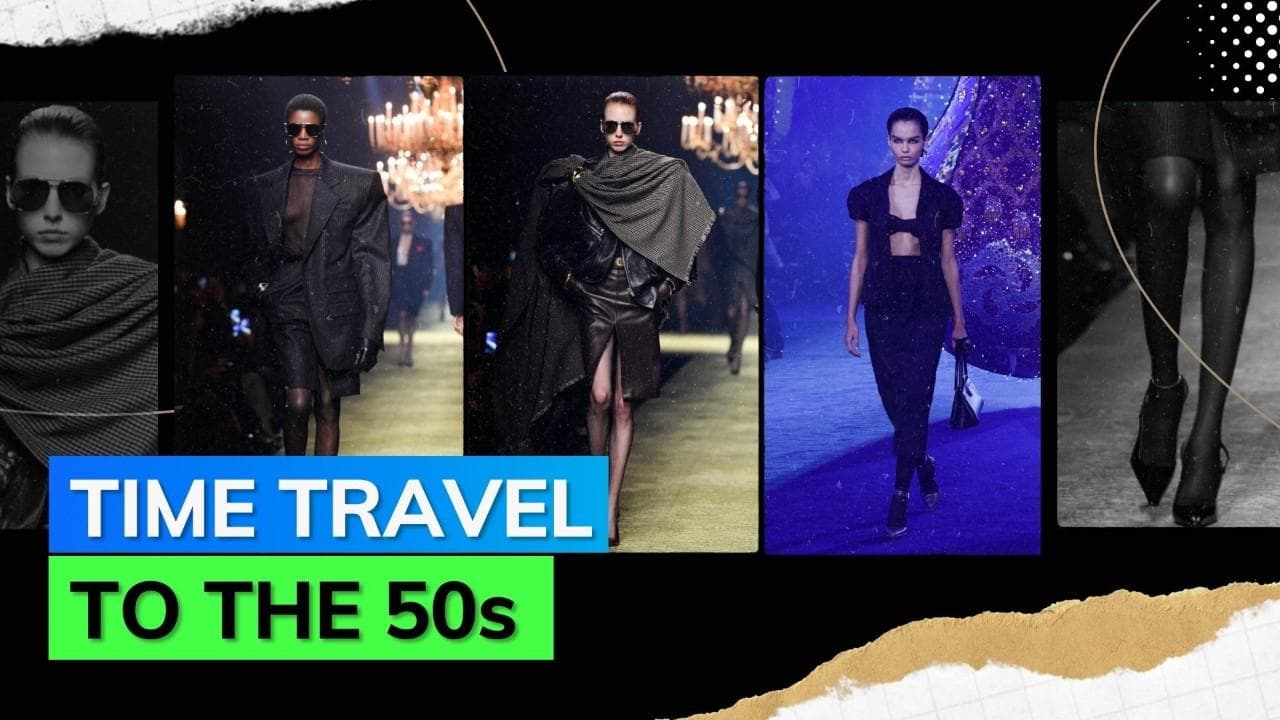 Paris Fashion Week: Dior and Saint Laurent bring back 50s style in 2023, watch here