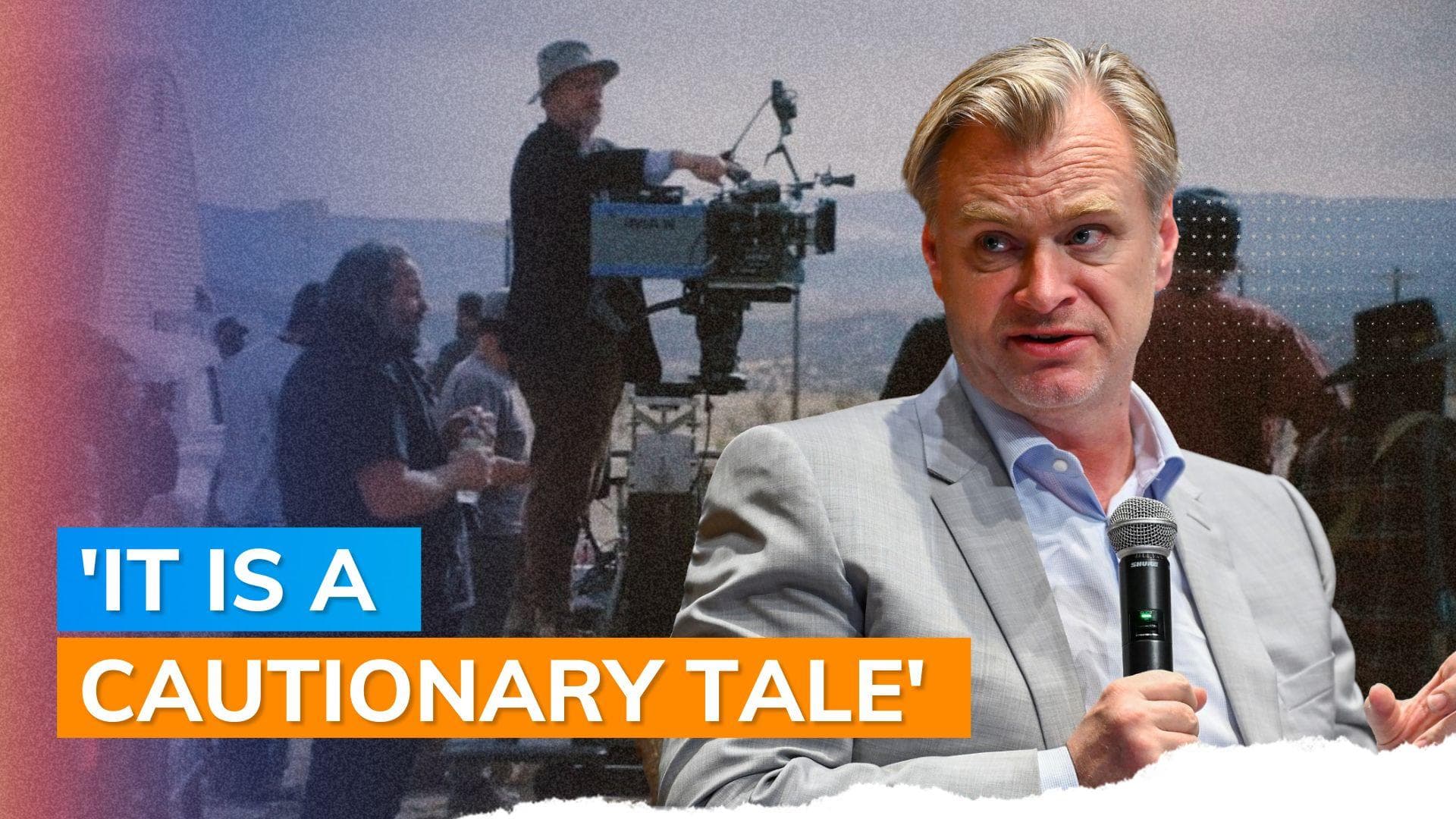 ‘Oppenheimer’: Director Christopher Nolan says movie is ‘warning’ to world as we grapple with AI