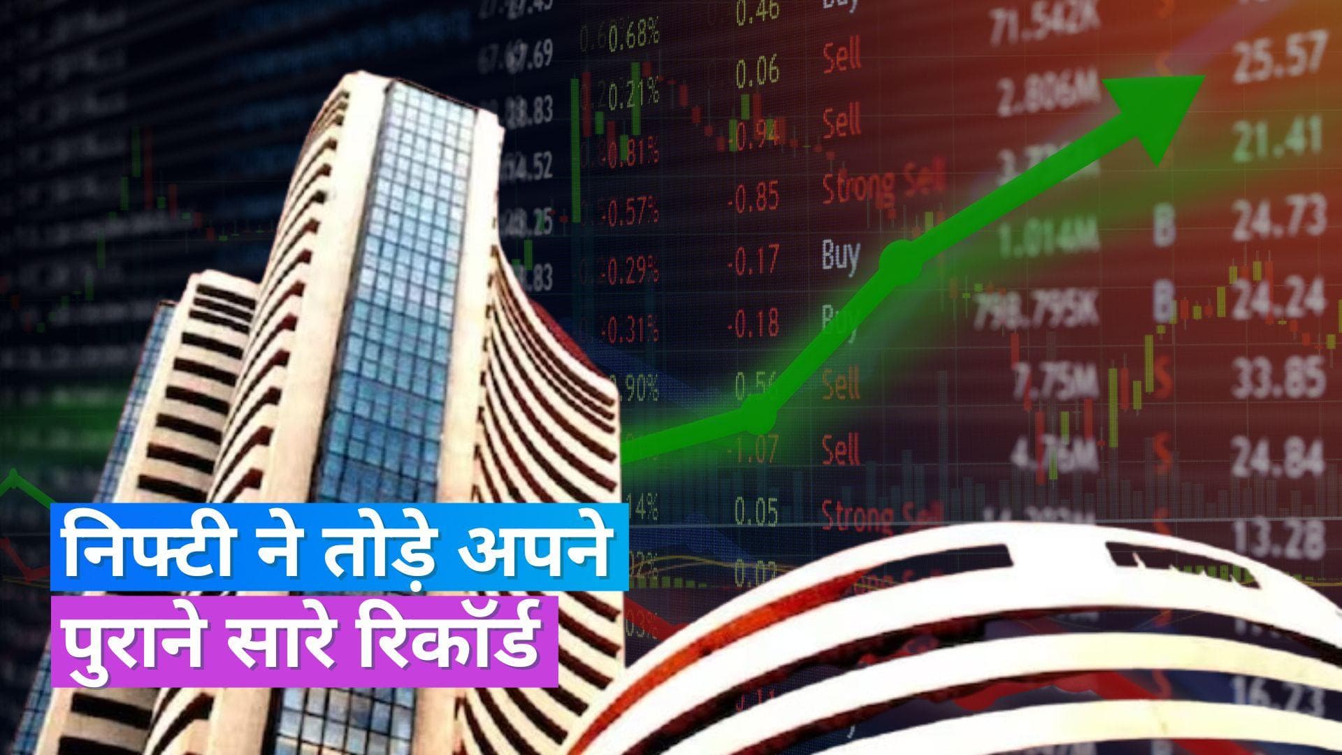 Nifty at record high: शेयर मार्केट ने बनाया नया रिकॉर्ड, निफ्टी 18900 के पार 