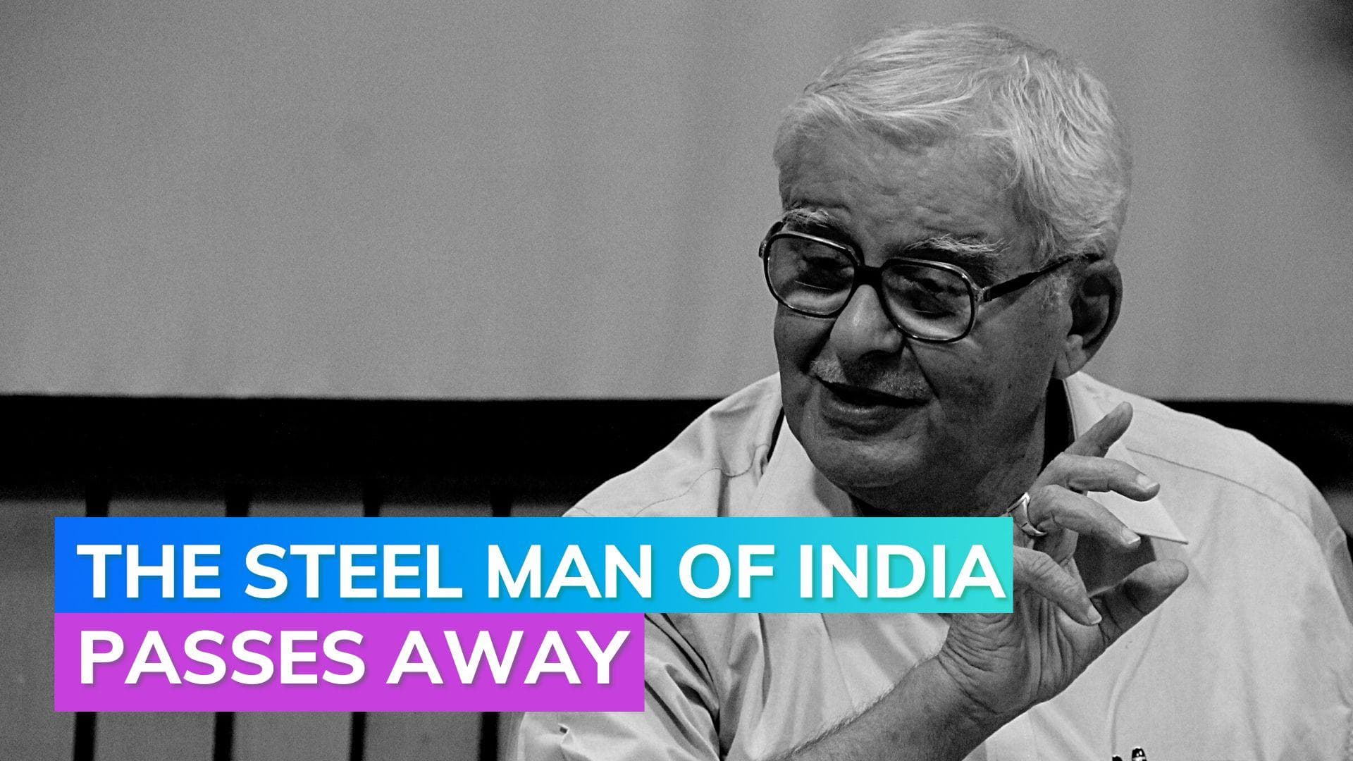 Jamshed J Irani: The Steel Man of India passes away at 85