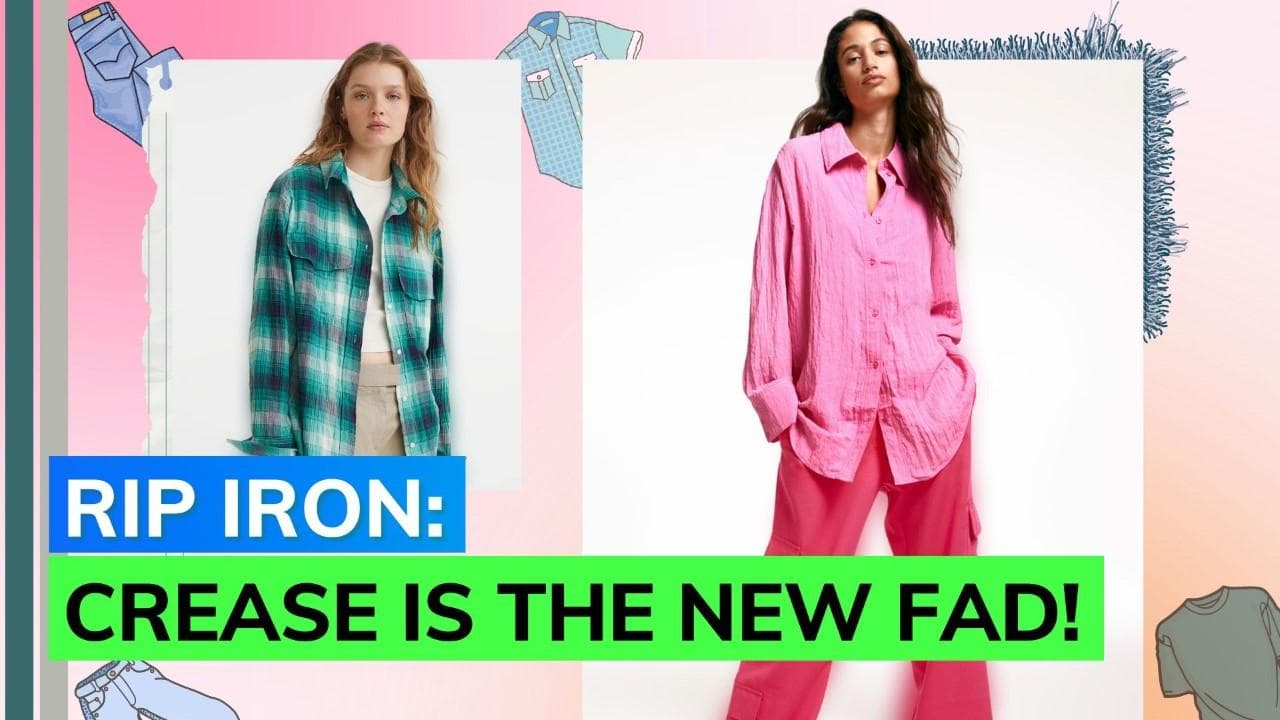 Let your iron gather dust this autumn. It’s time for creased clothing!