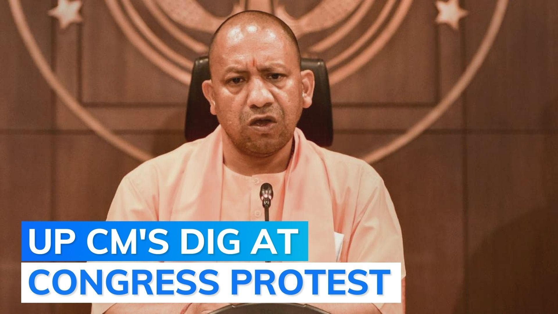 'Those who weaken democracy...': Yogi Adityanath on Congress 'satyagrah'