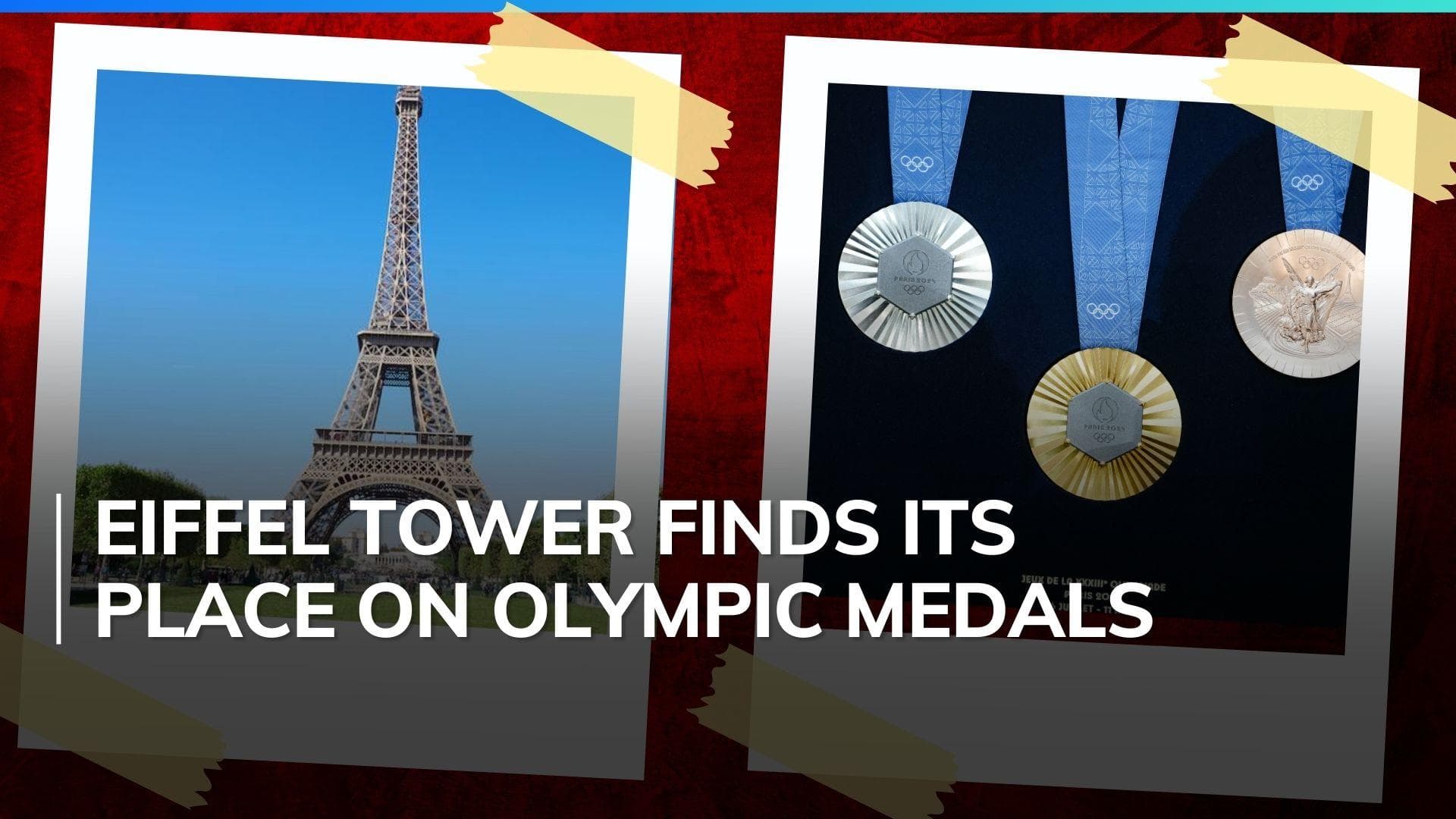 VIDEO: Paris 2024 Olympic medals made with metal chunks from Eiffel Tower