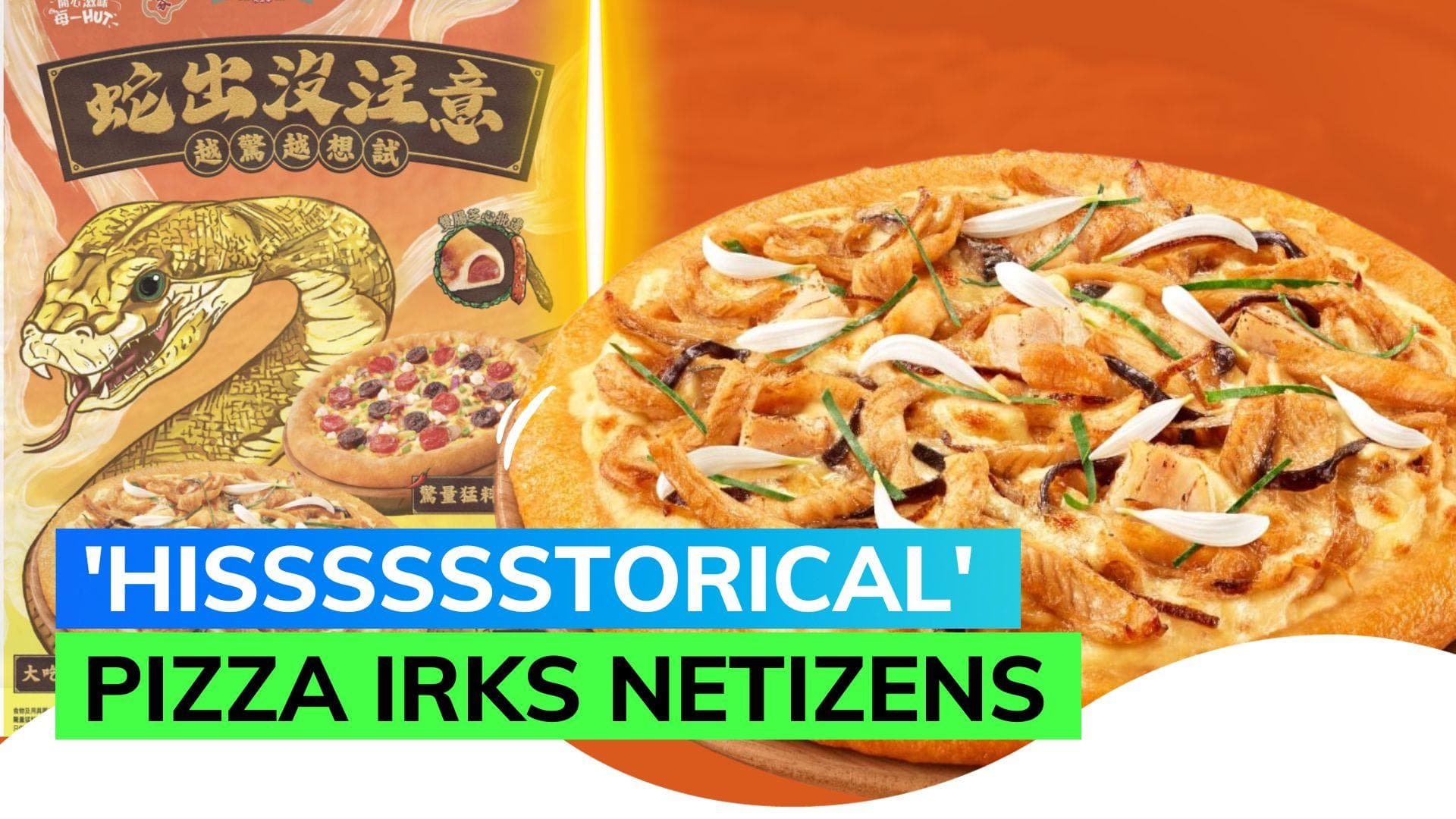 Snake on a pizza? Pizza Hut's unconventional culinary twist in Hong Kong's restaurant creates a buzz 