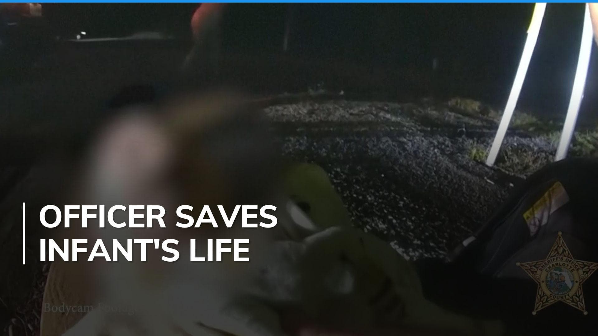 'Is she alive?': officer's heroic help to a mother captured on cam 