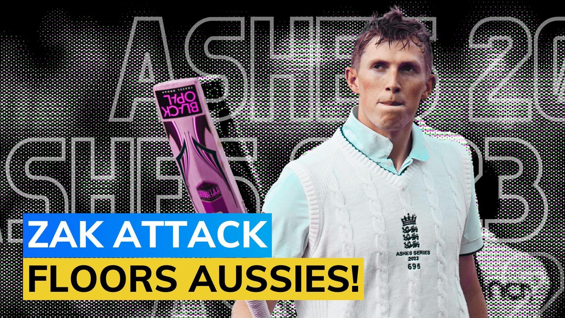 Zak Crawley: England opener smashes 189 to stun Australia at Old Trafford | Ashes 2023