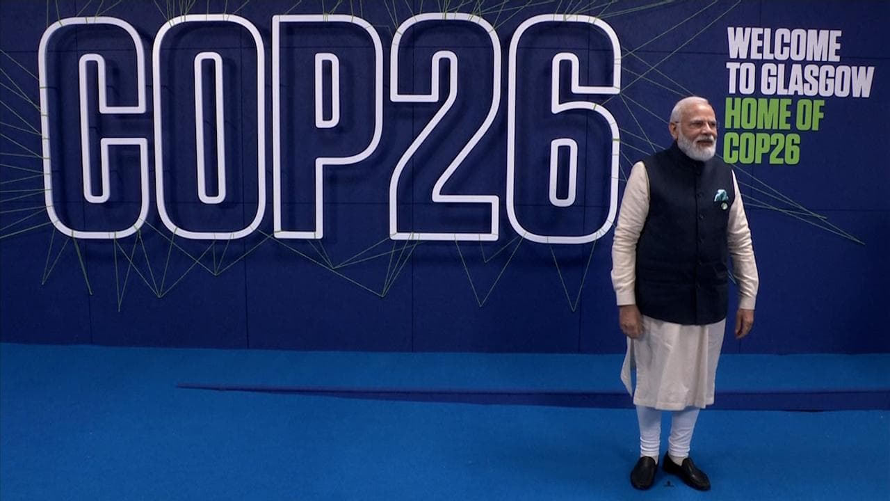 COP26:  PM Modi's bold 2070 zero emission target to combat climate change