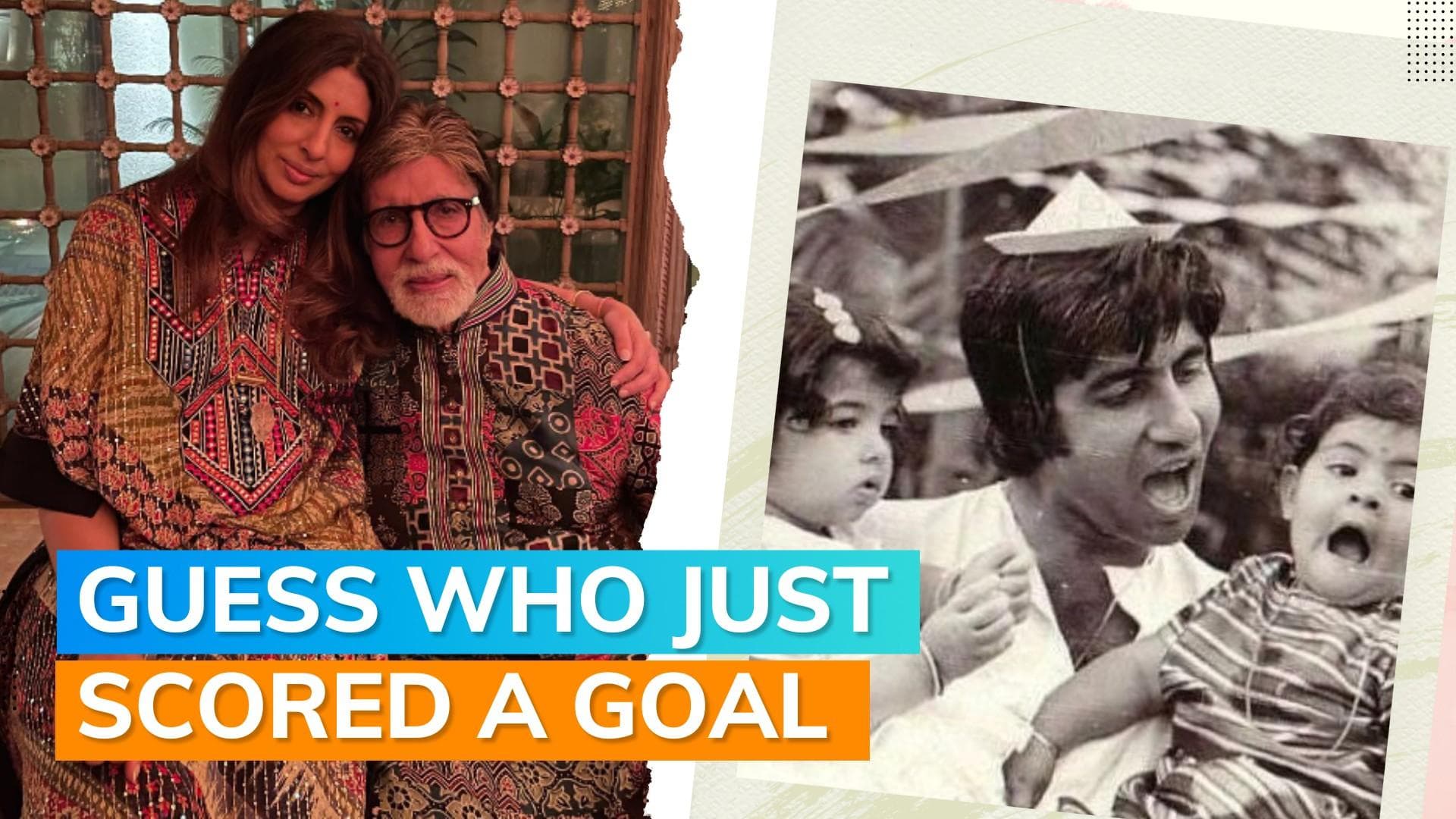 Amitabh Bachchan’s throwback pic features Shweta Bachchan, Twinkle Khanna