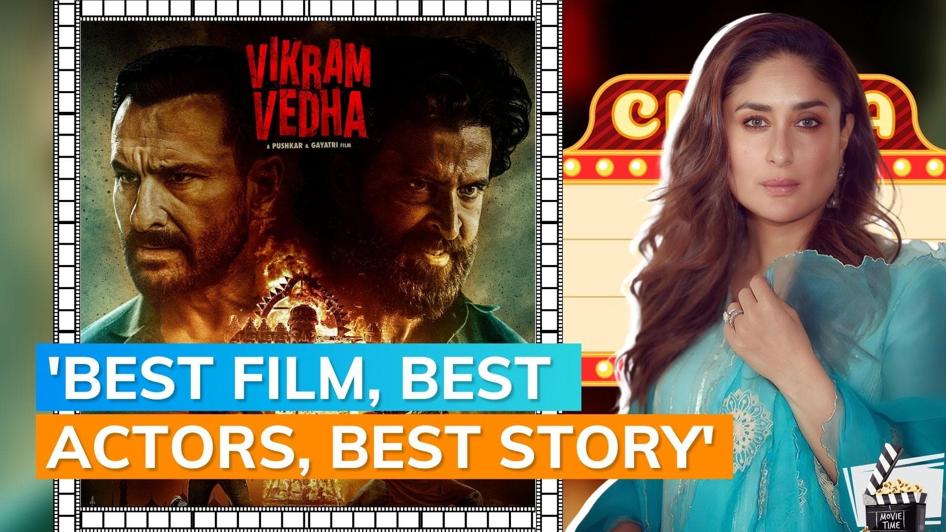 'Vikram Vedha': Kareena Kapoor reviews Saif Ali Khan and Hrithik Roshan's film calls it a 'blockbuster'