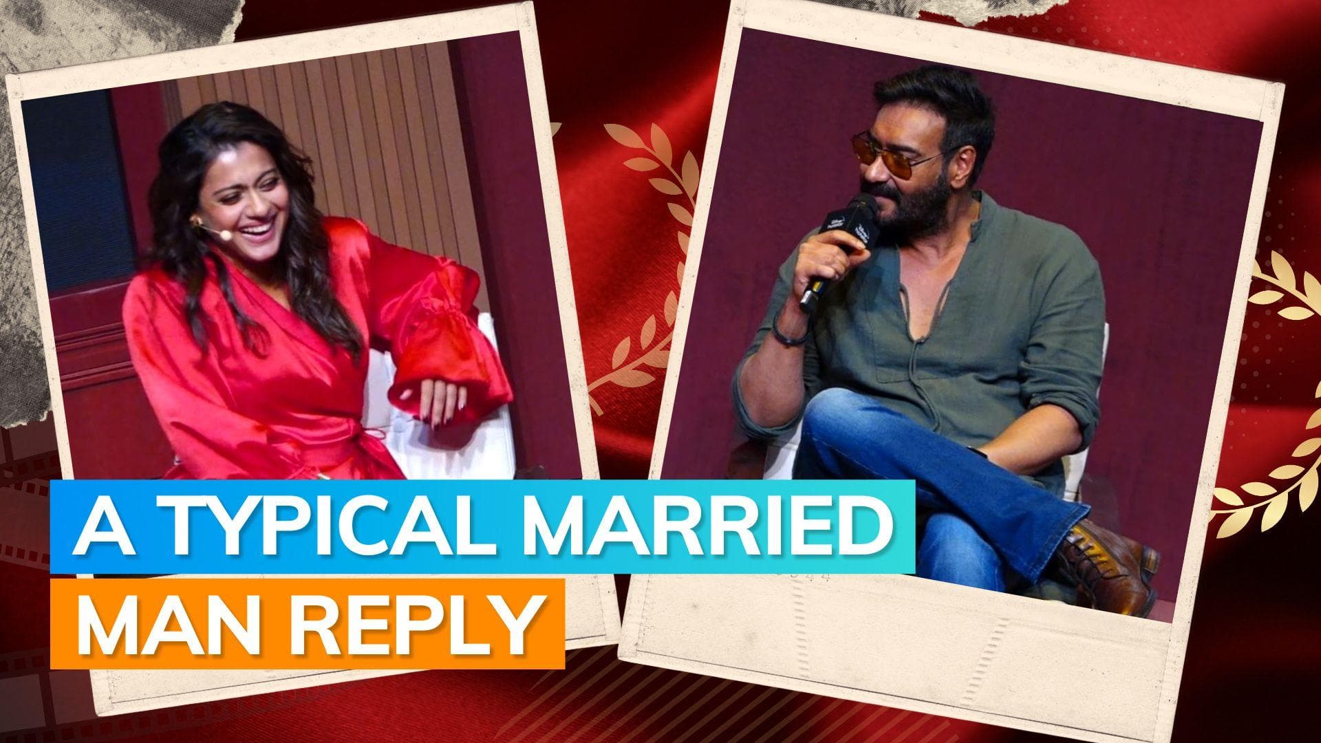 Is Kajol the decision-maker at home? Ajay Devgn gives a hilarious response | Watch