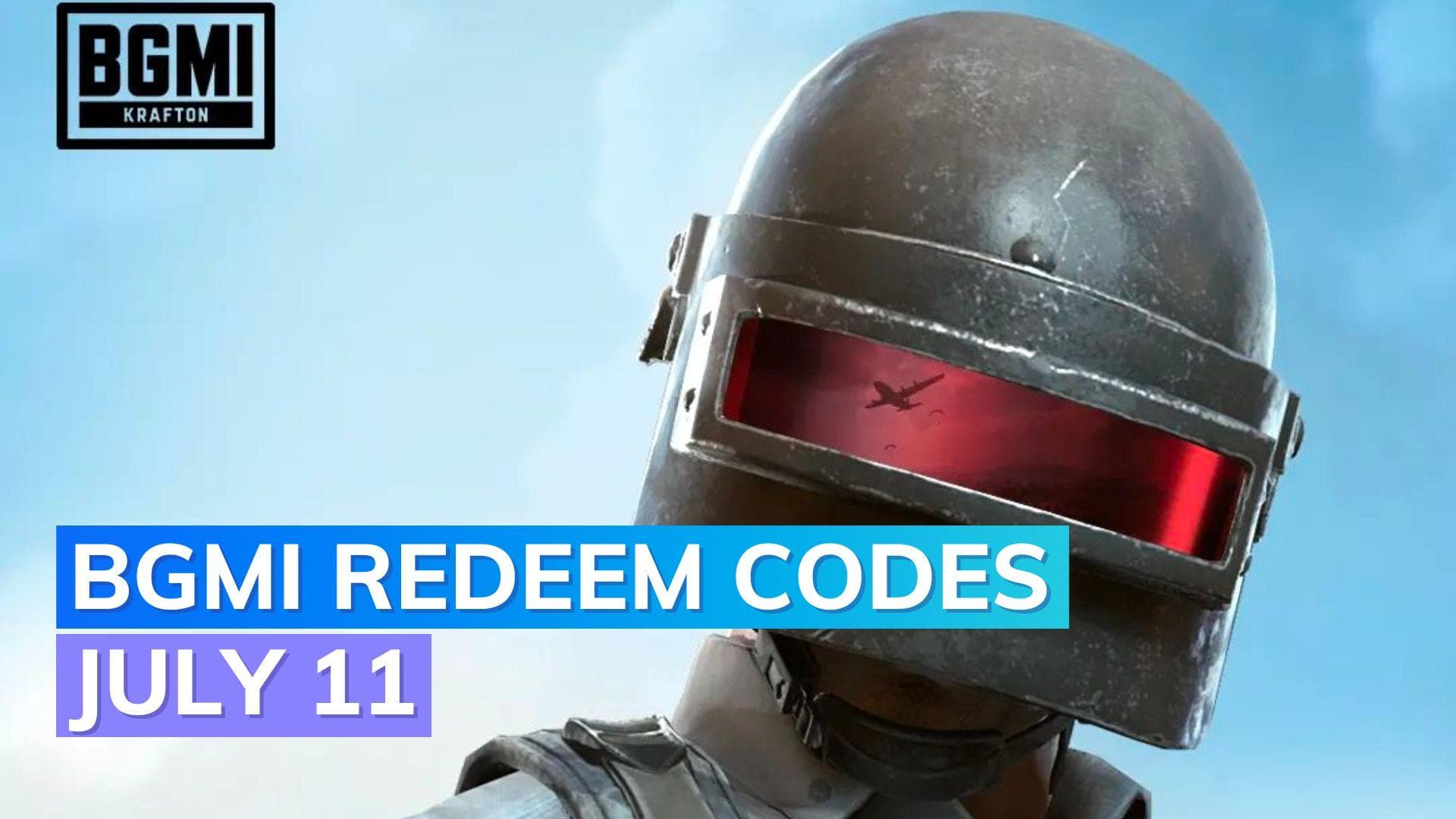 BGMI redeem codes Today 11 July 2023: Get amazing gifts & weapons