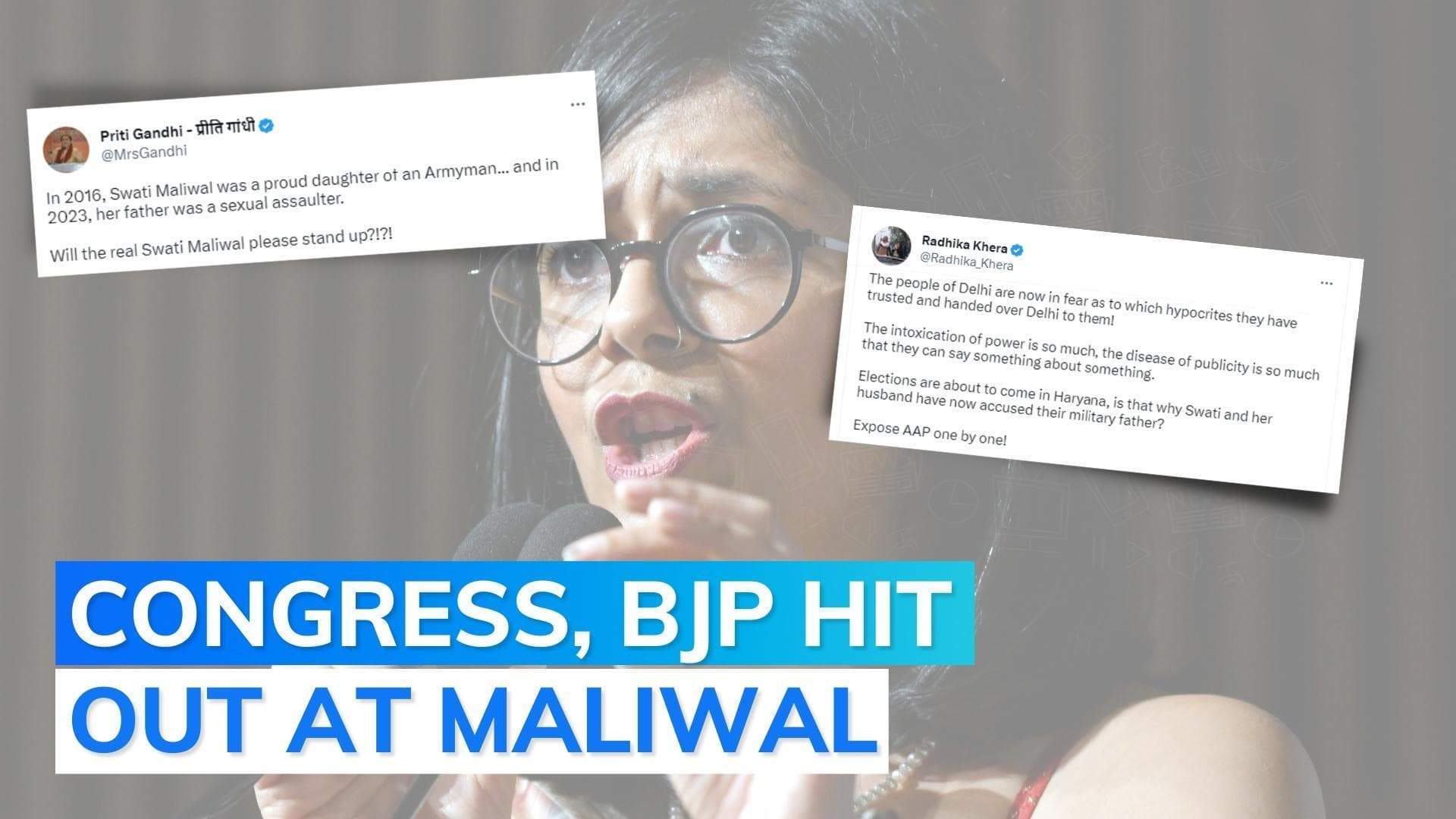 'Will the real Swati Maliwal please stand up?', BJP, Cong allege DCW chief's sexual assault claim fake