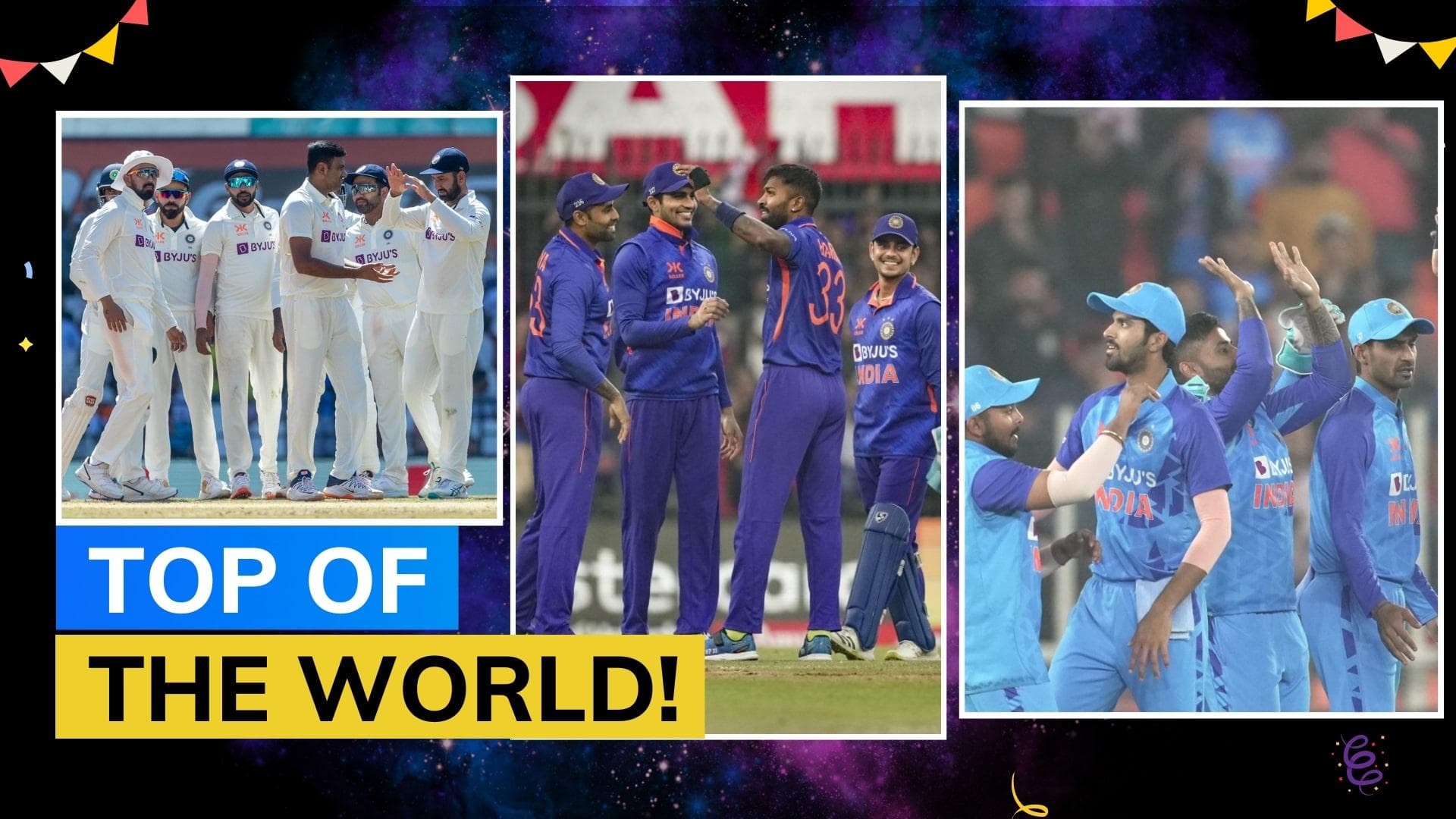 India become No. 1 men's team across formats, second team ever to achieve feat