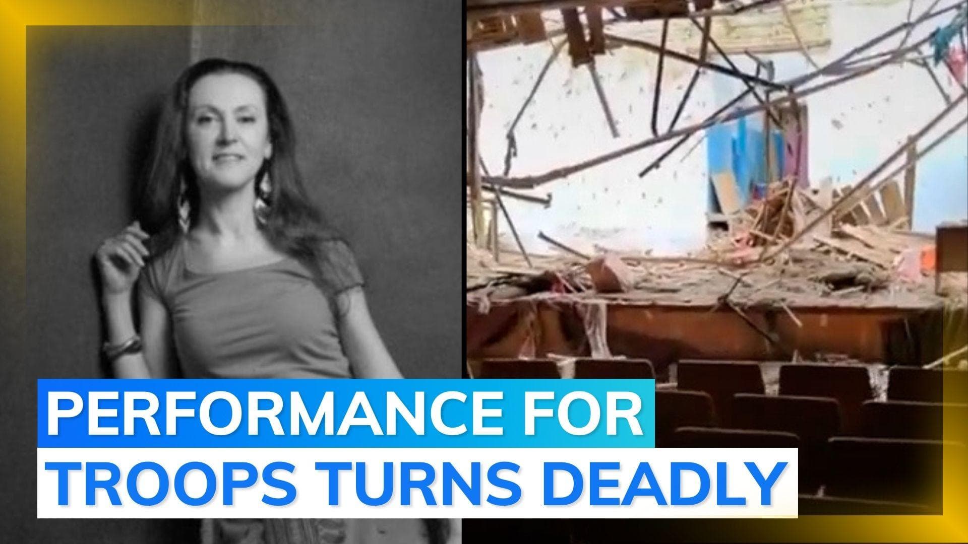Russian actress killed in Ukrainian strike during live show, video emerges