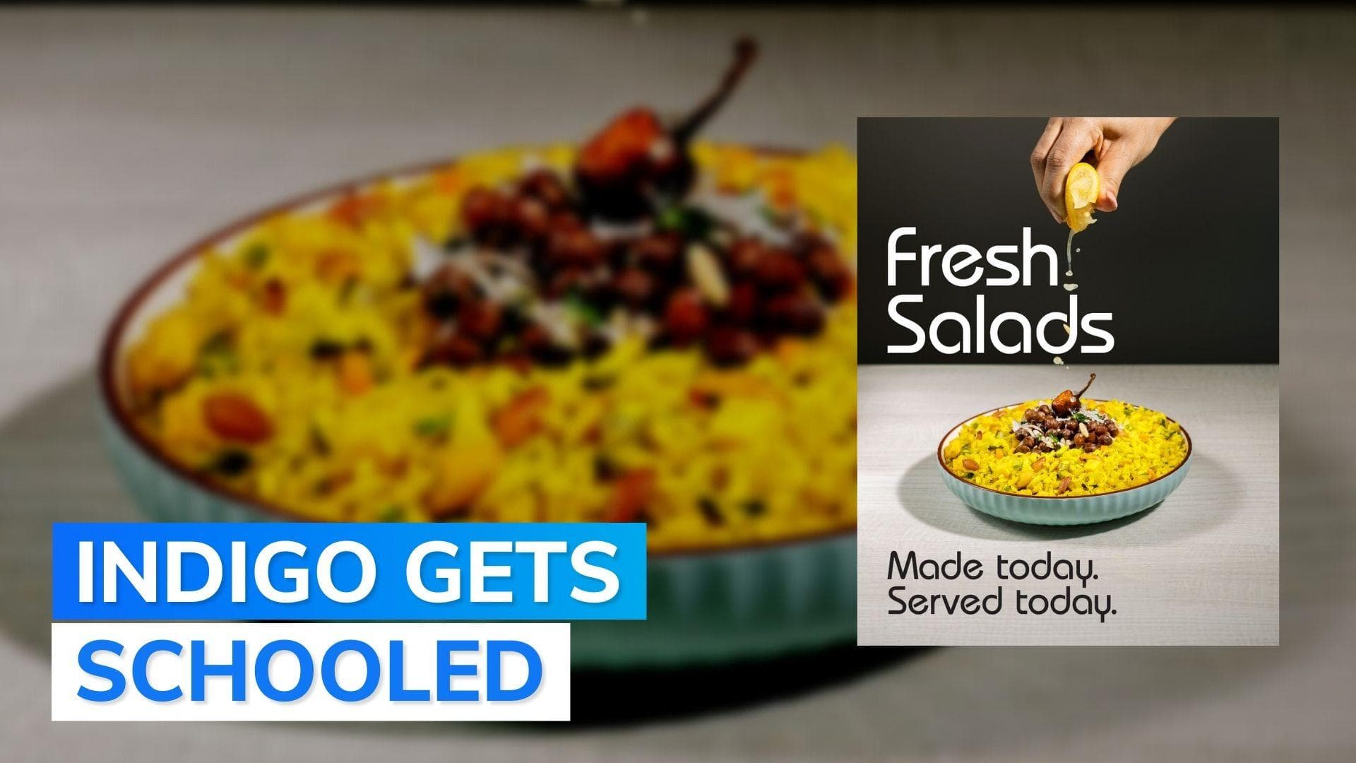 Trending: netizens troll Indigo Airlines for referring to 'poha' as salad