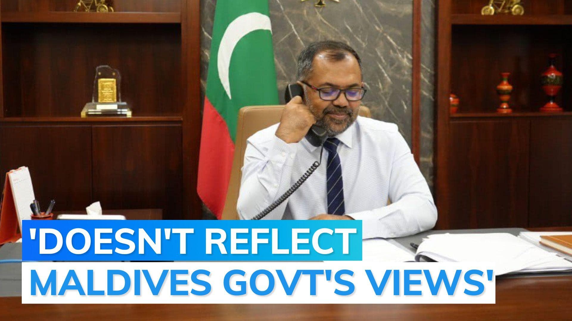 Maldives foreign minister breaks silence over 'derogatory' remarks against PM Modi, India  