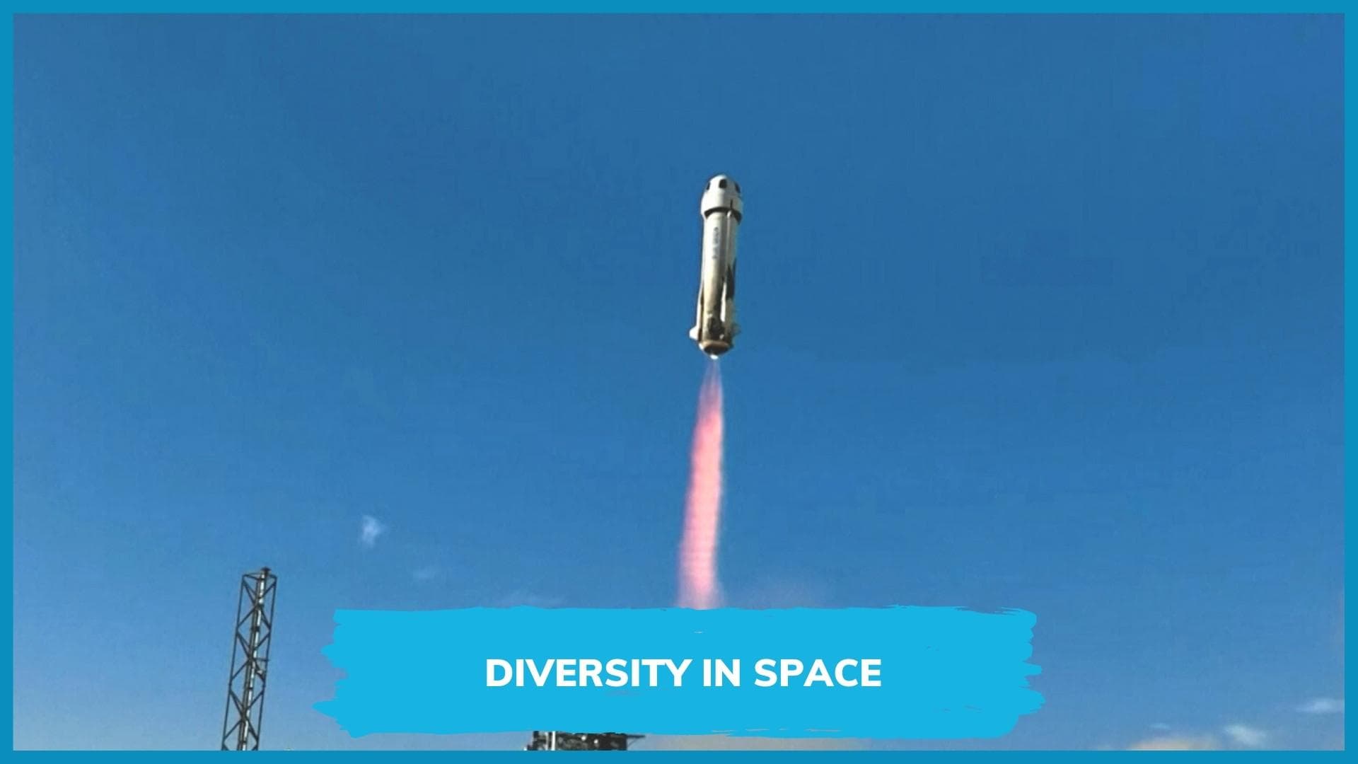 Blue Origin's 5th human spaceflight took to the skies with a diverse crew on board