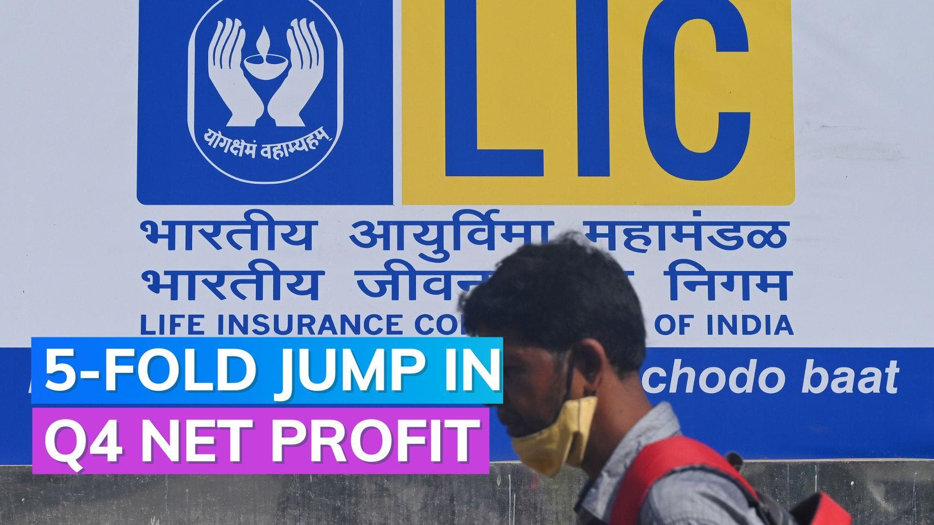 LIC share price jumps nearly 4% after five-fold jump in net profit 