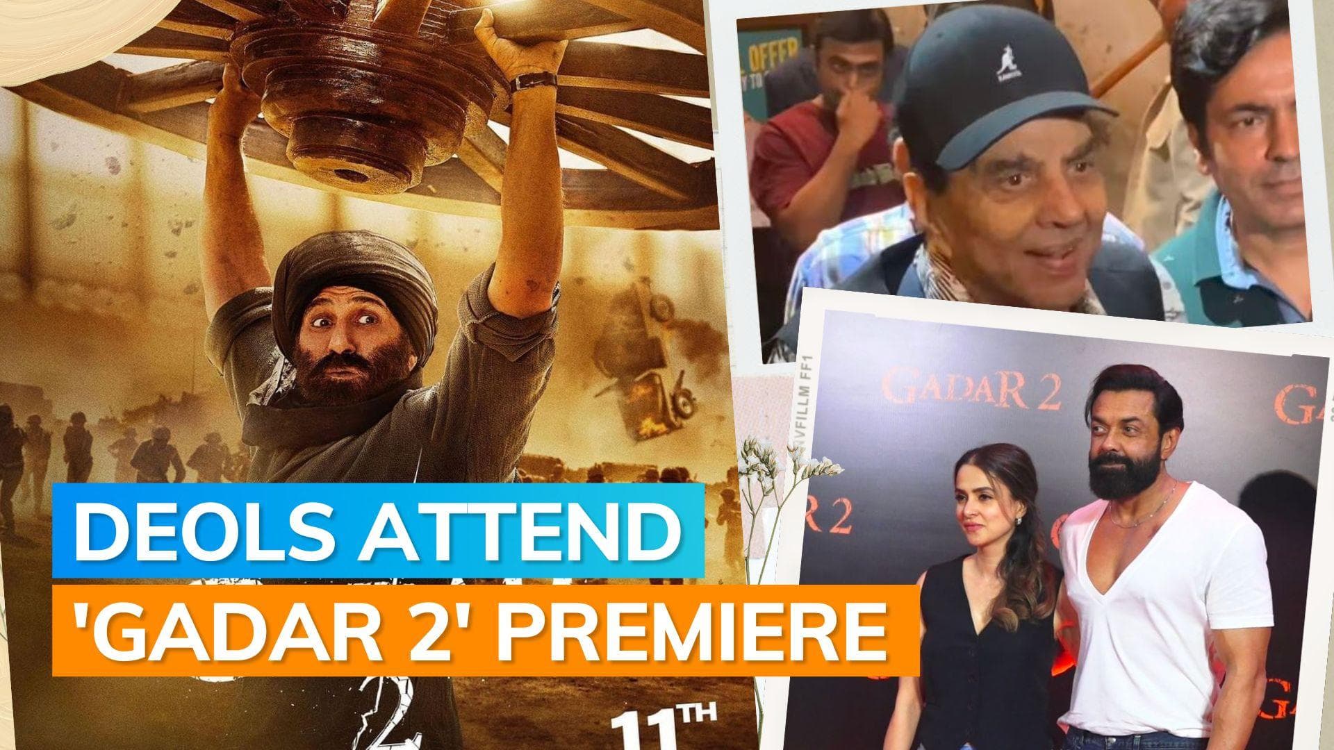 'Gadar 2' update: Sunny Deol's mother Prakash Kaur makes rare appearance at star studded film's premiere