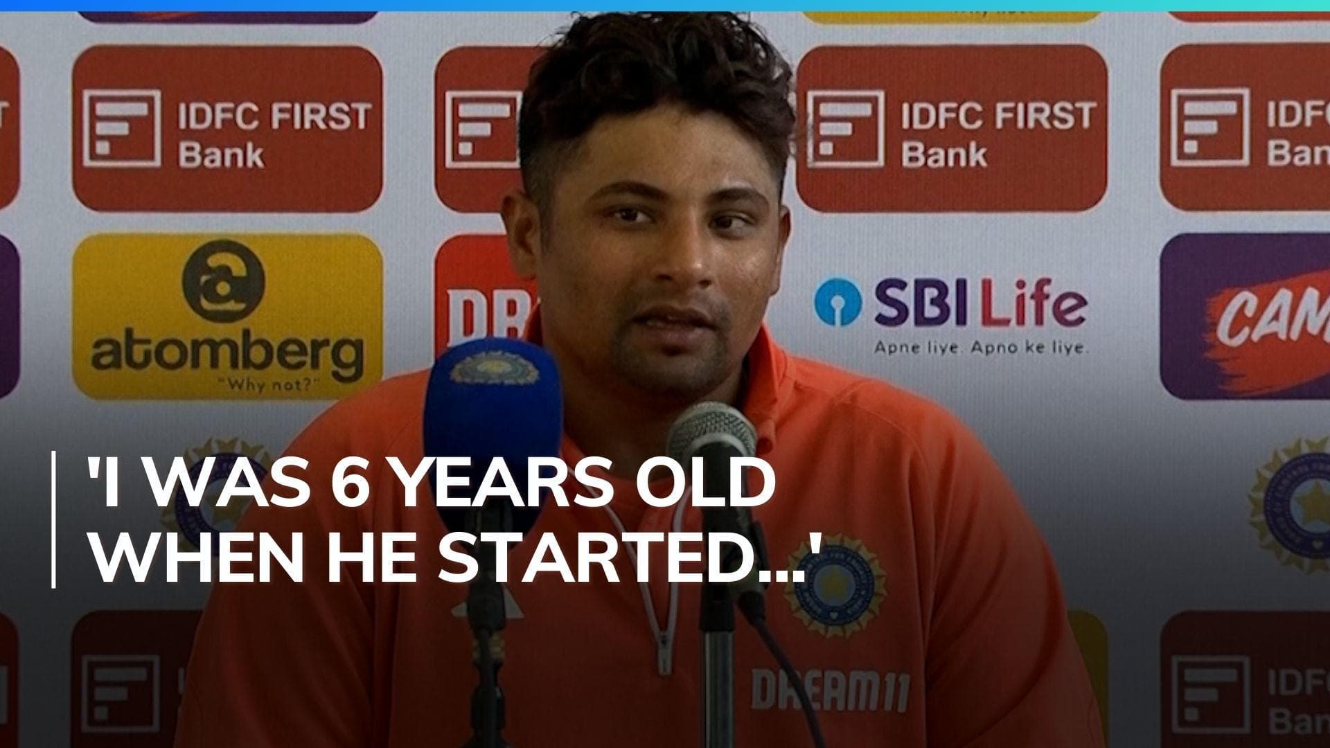 Video: Sarfaraz Khan says it was his dream to play for India in front of his father