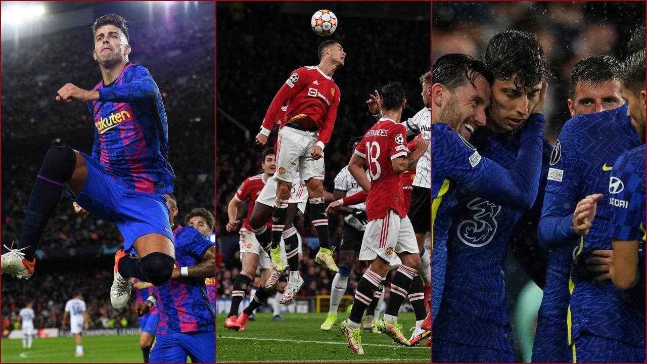 Champions League: Ronaldo saves scrappy Man United again, Chelsea win big 