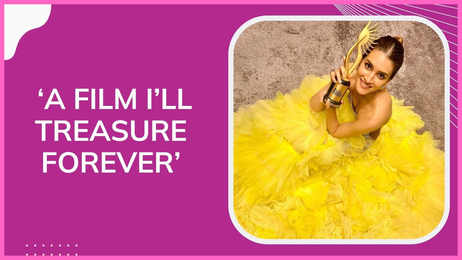 IIFA 2022: Kriti Sanon bags the Best Actress Award, says ‘dreams do come true’