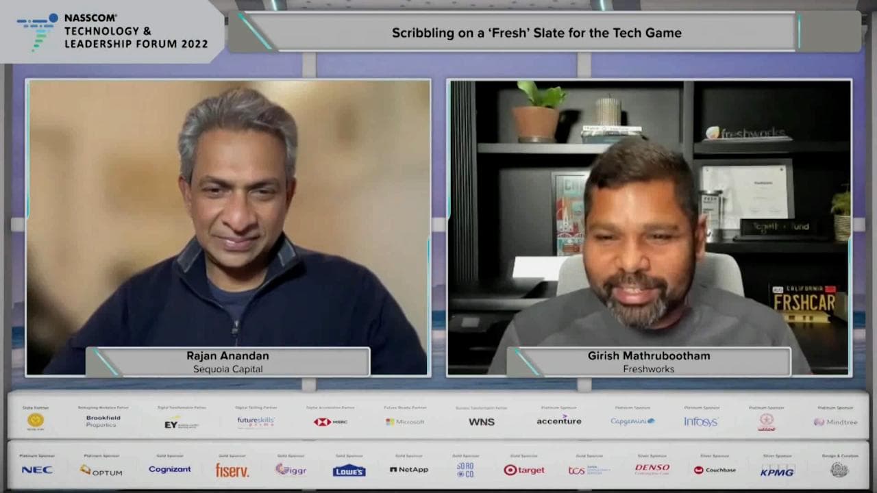 Nasscom Tech & Leadership Forum 2022: The SAAS focus with Freshworks and Sequoia