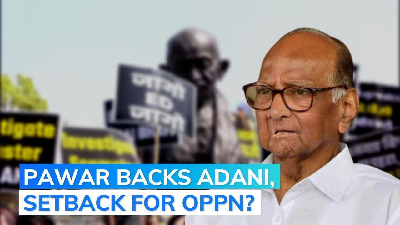 Adani JPC demand: Sharad Pawar differs with Congress; backs court probe