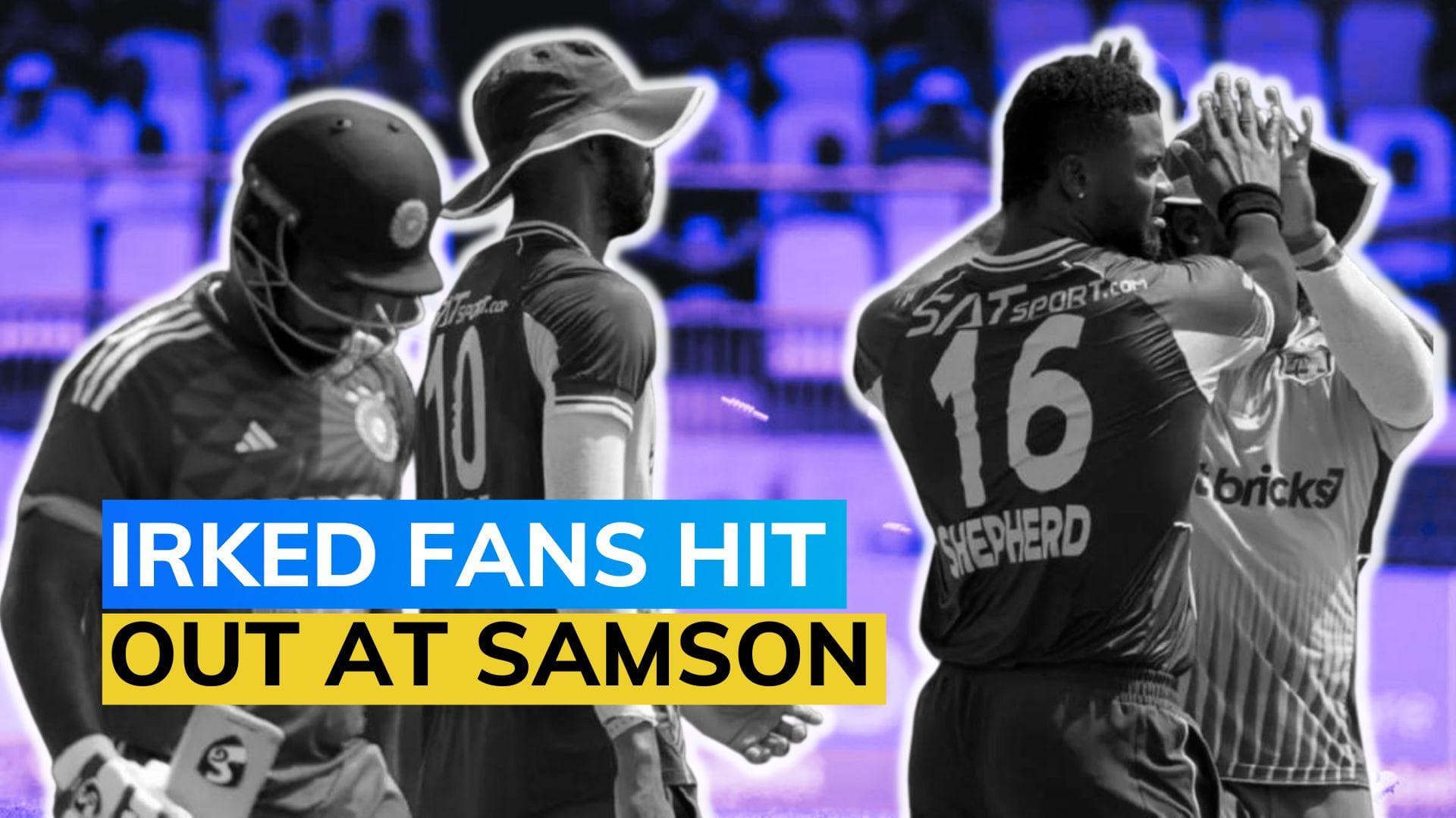 Sanju Samson at receiving end of fans' anger after poor show in T20I series | IND vs WI