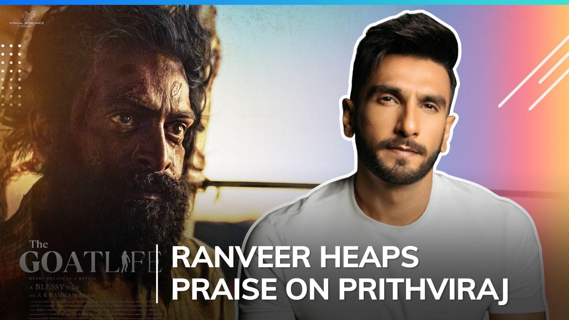 'The Goat Life': Ranveer Singh shares poster of Prithviraj's upcoming film; says 'dekhne ki cheez hai'