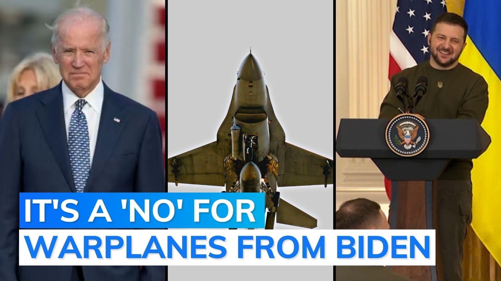 US not to provide fighter jets to Ukraine for war against Russia