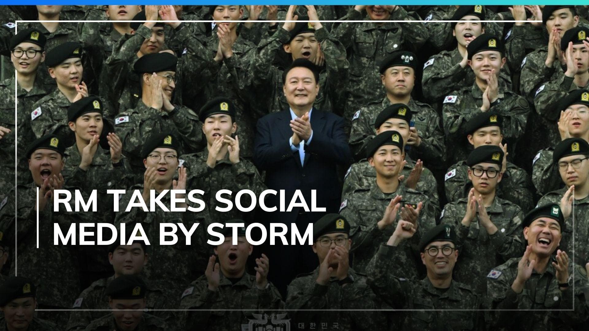 RM of BTS gets clicked with South Korean president 