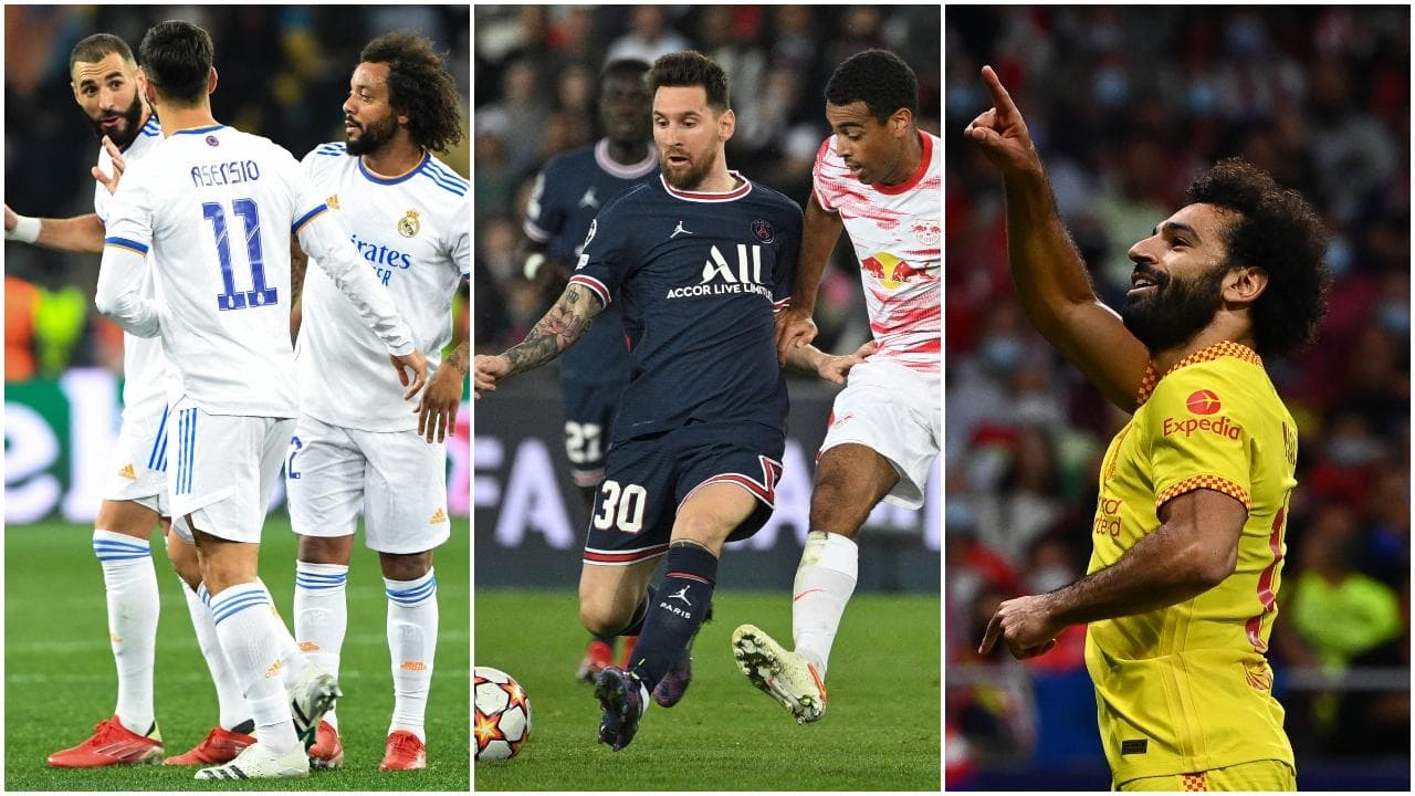 Champions League: Man City, Real Madrid hammer 5 goals each, Messi gets a brace for PSG