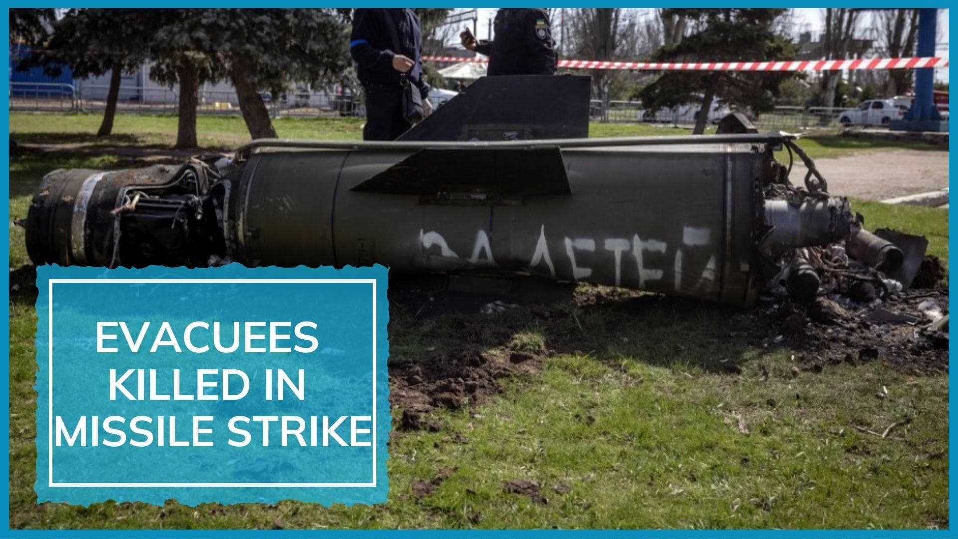 Death toll climbs to 52 in Ukraine train station missile hit