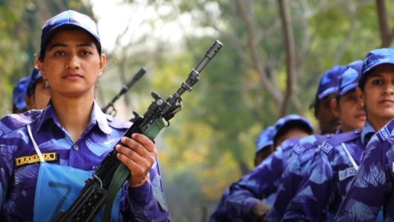 Indian women train for UN peacekeeping mission 