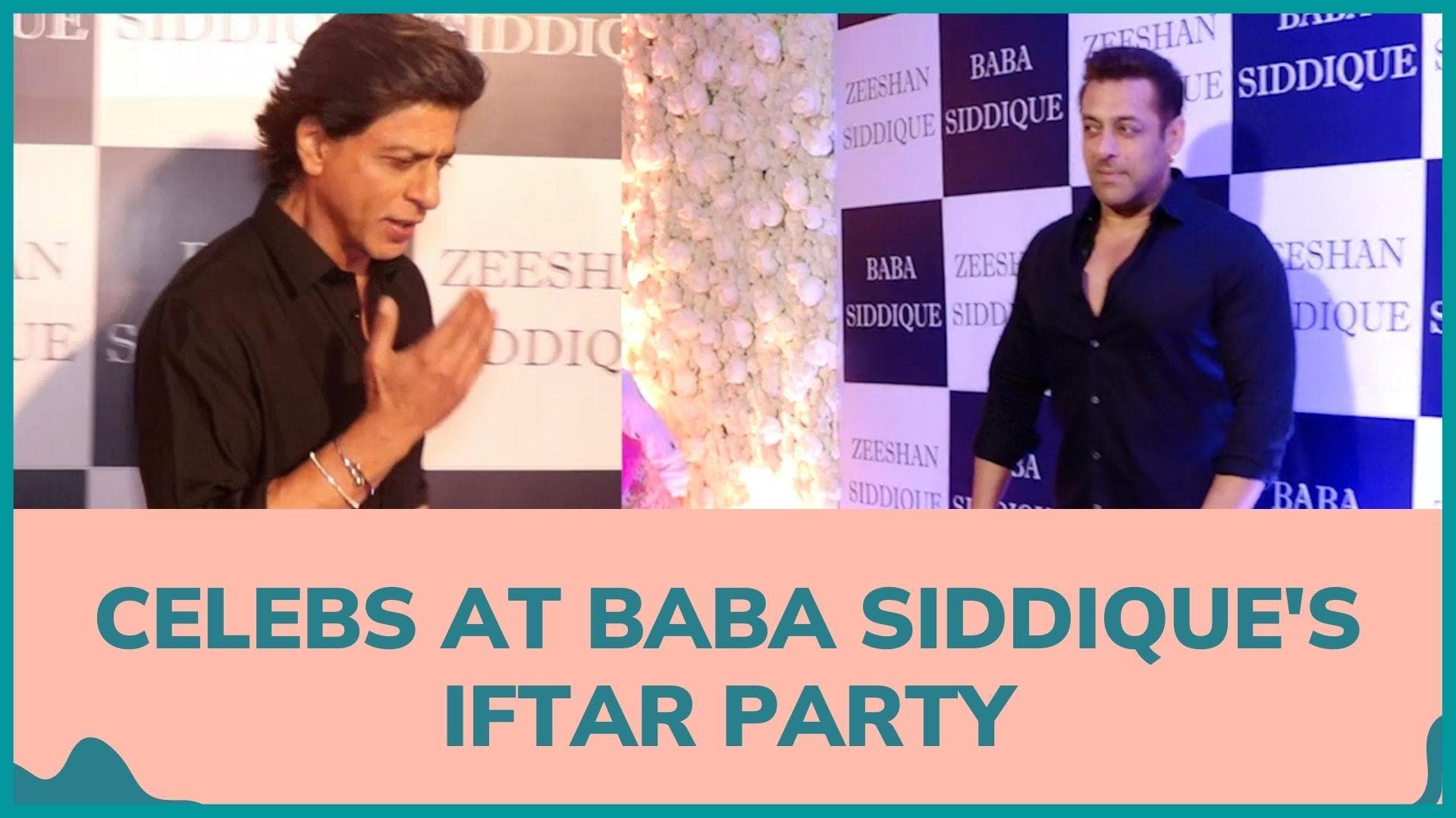 Watch: Salman Khan, Shah Rukh Khan, Shehnaaz Gill and others grace Baba Siddique's Iftar party