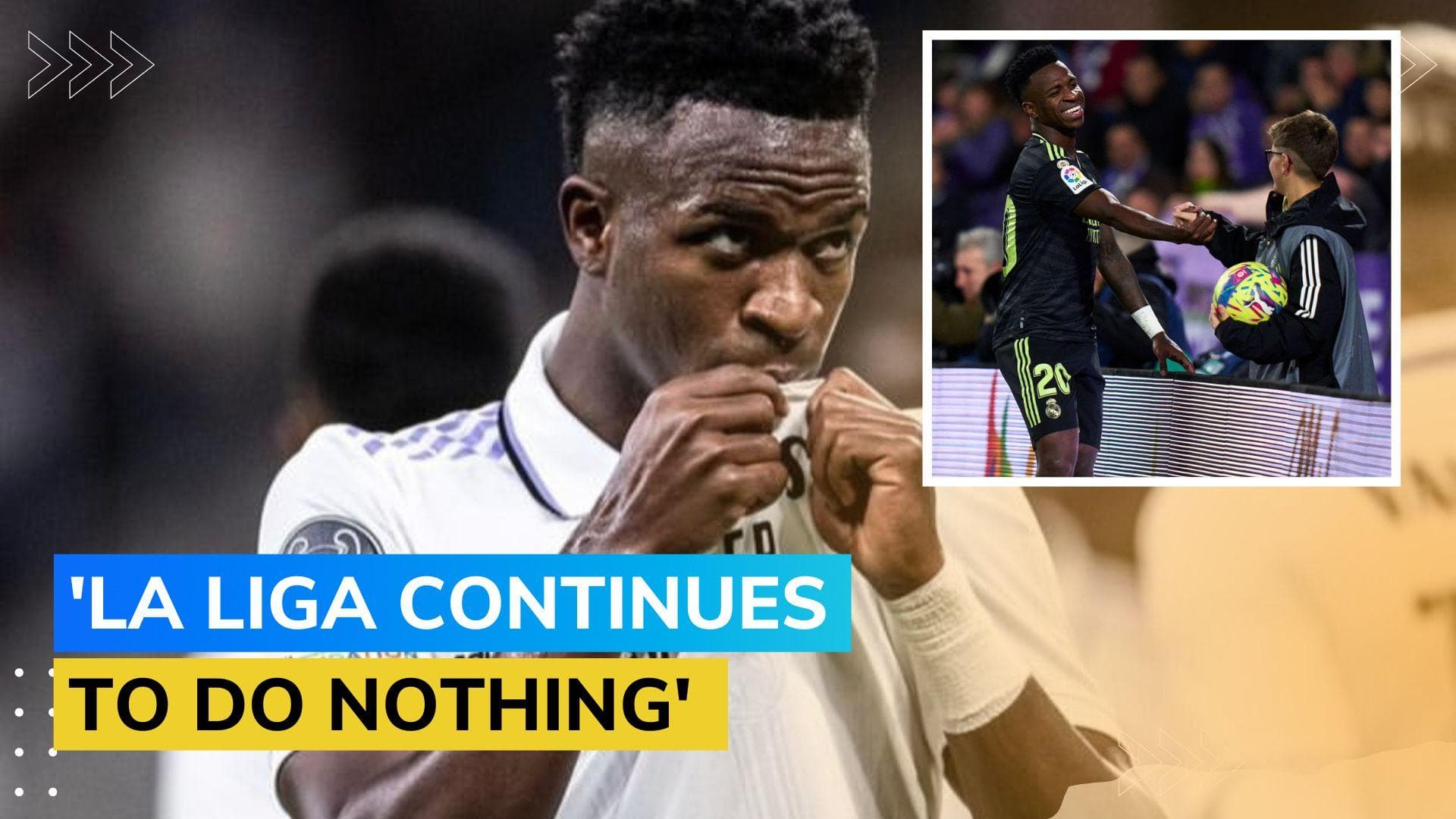 Real Madrid's Vinicius Jr unhappy with La Liga's efforts towards racism