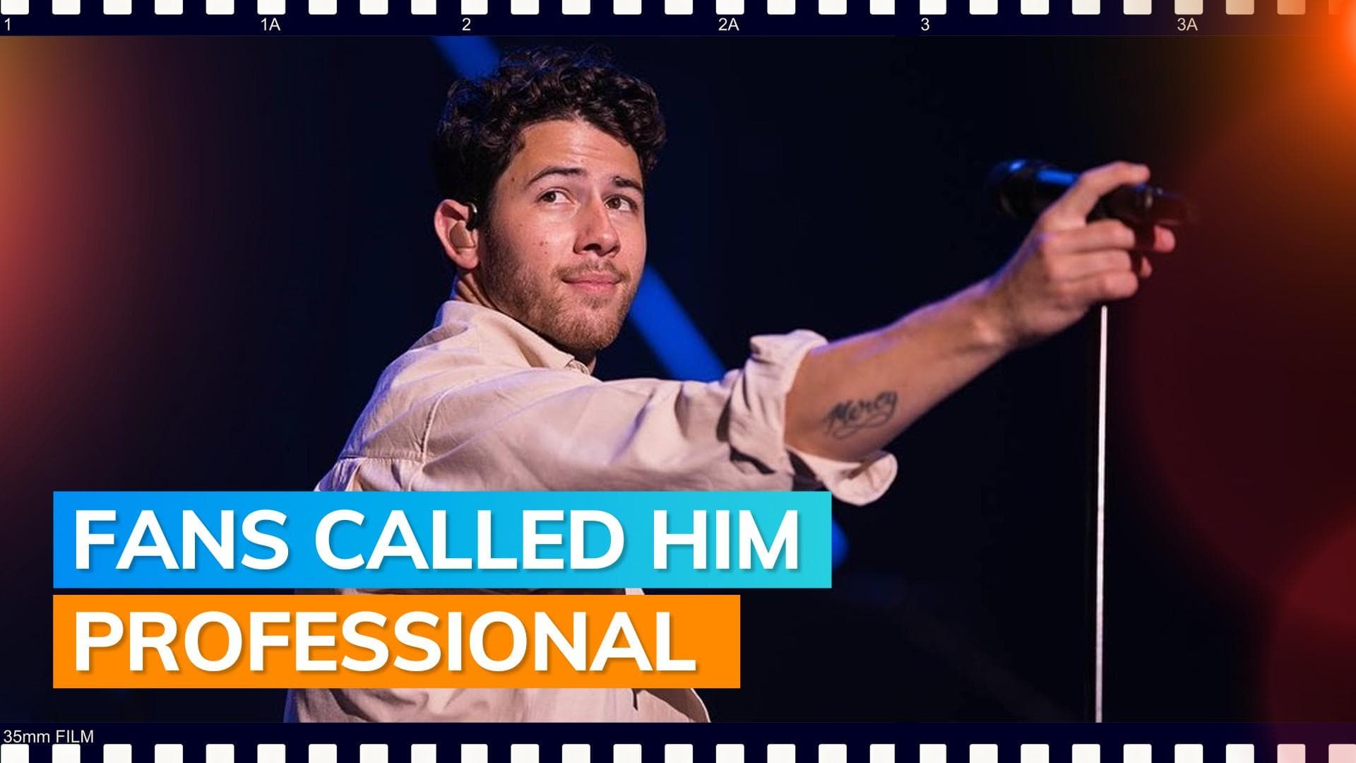 Nick Jonas falls during Jonas Brothers concert, his reaction wins the internet | Watch