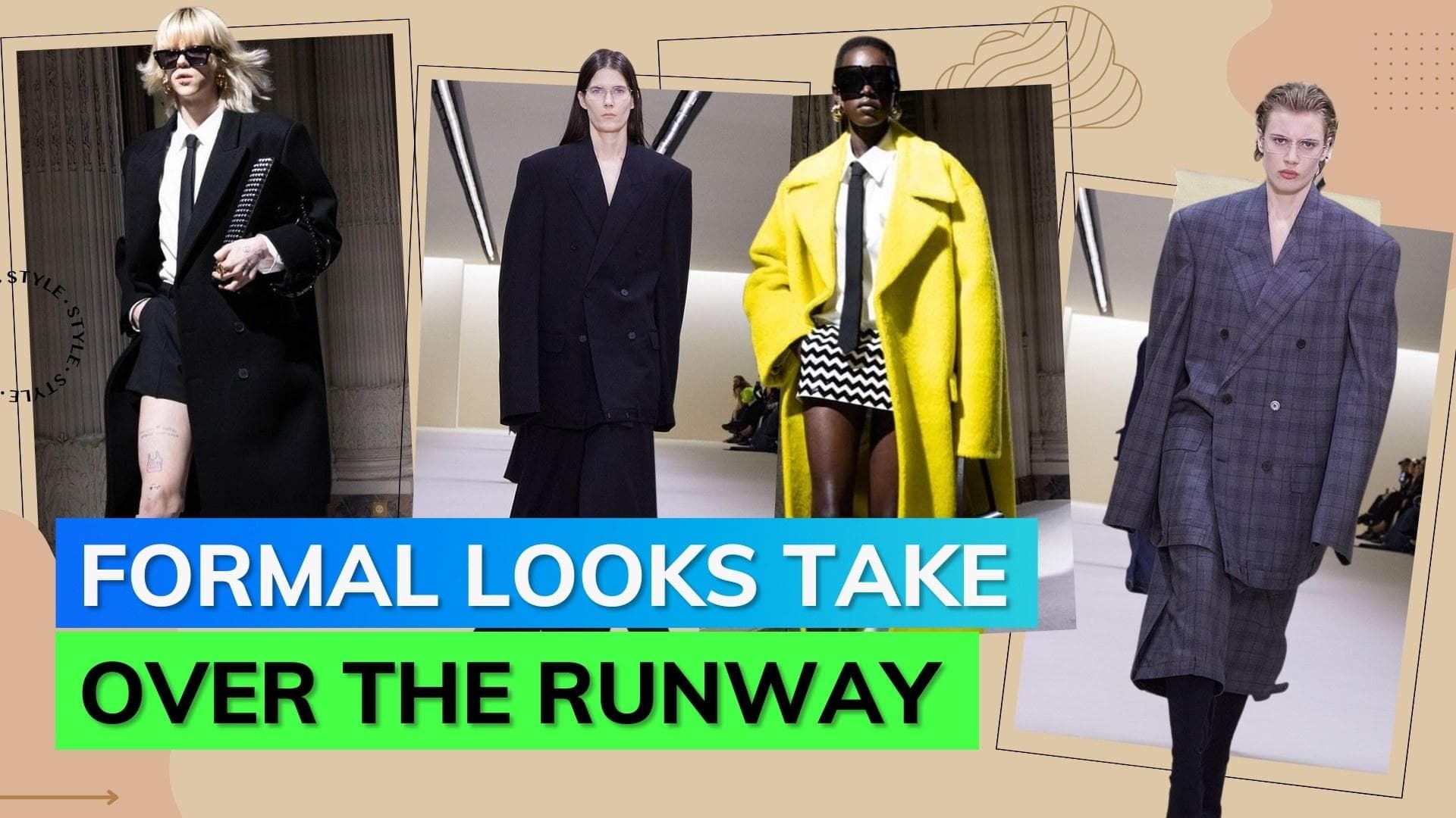 While Balenciaga’s collection reflected Demna’s core aesthetic, Valentino’s slim ties stole the show