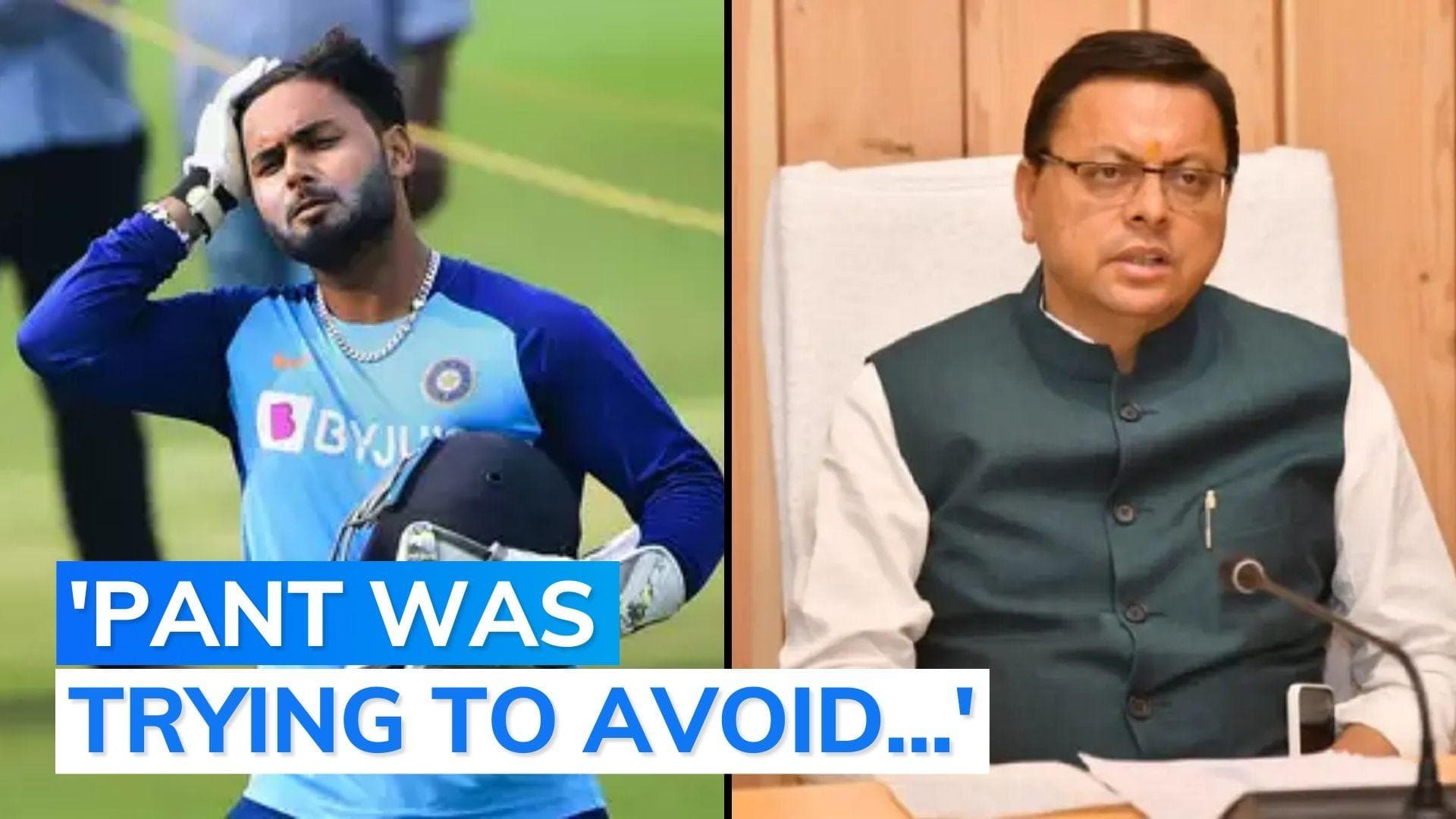 Rishabh Pant accident: cause revealed by Uttarakhand CM after he visits cricketer at hospital