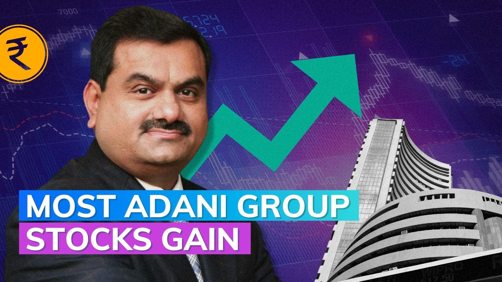  Most Adani Group stocks gain; Adani Enterprises rallies nearly 20%