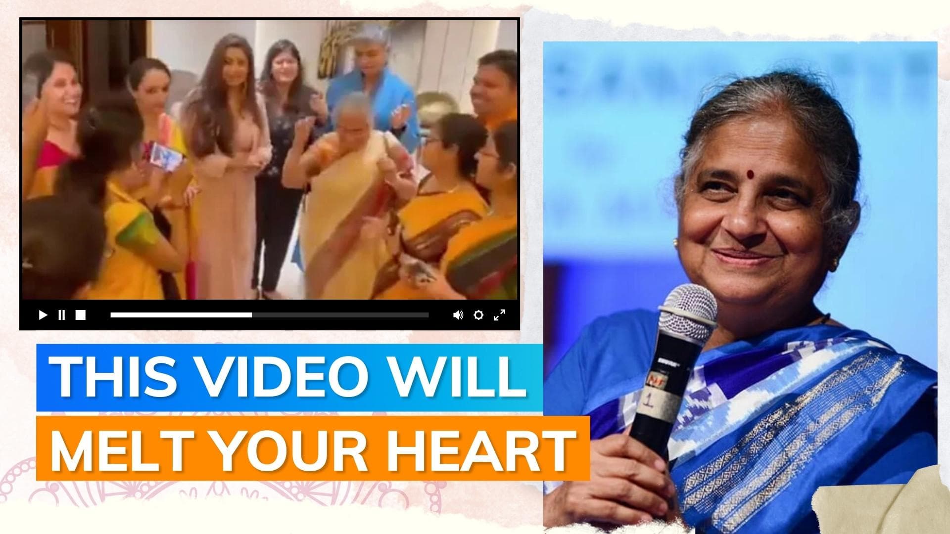Watch: Sudha Murthy dances and sings ‘Barso Re’ with Shreya Ghoshal at Infosys event