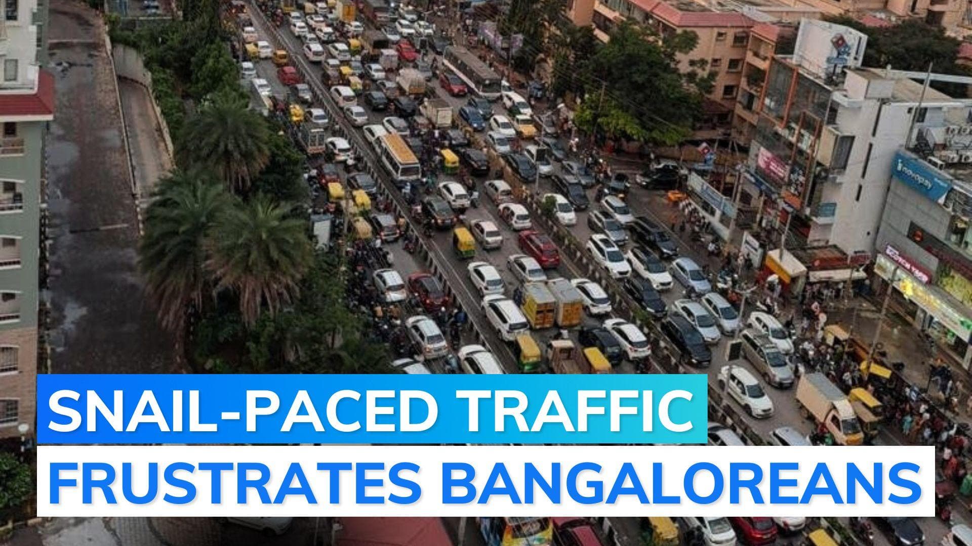 Massive traffic jam in 'Peak Bengaluru' moment ahead of long weekend