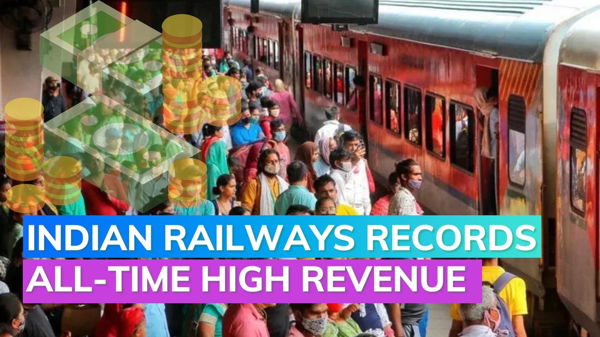 In 2022–2023, Railways generates record revenue of ₹2.40 lakh crore