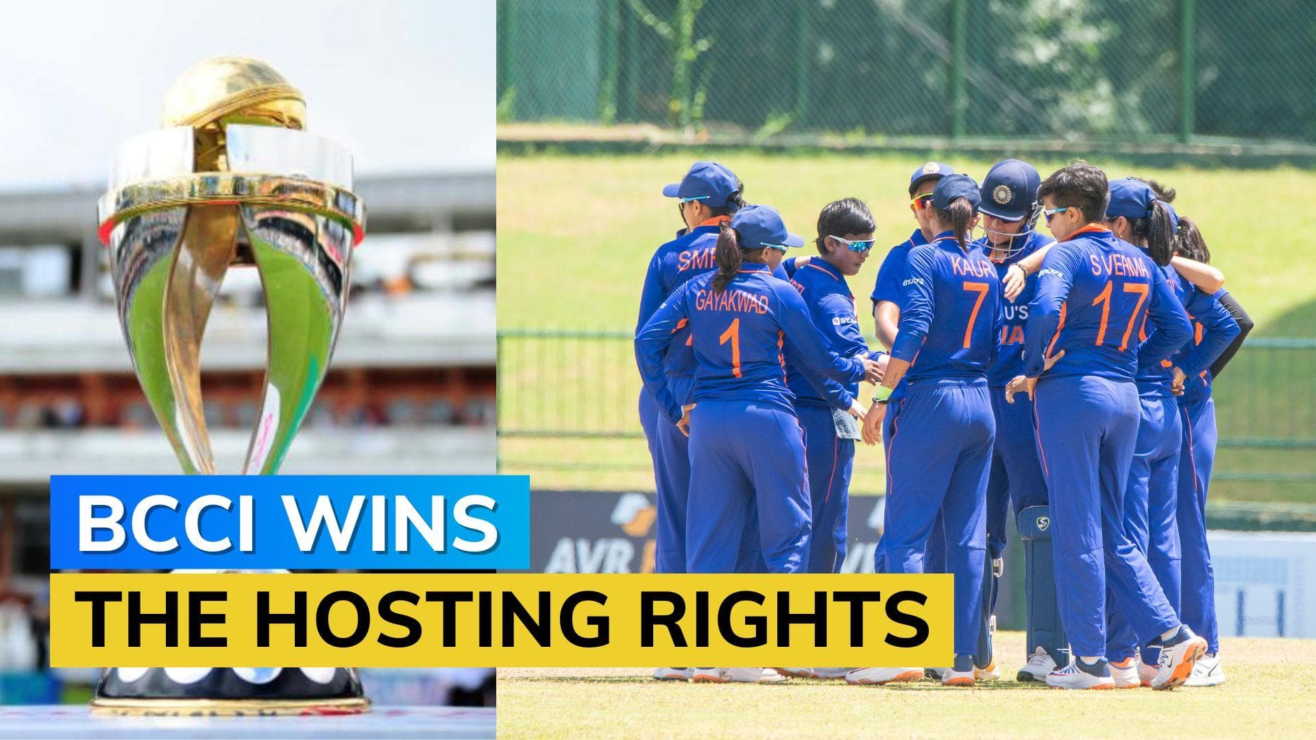 India to host the 2025 Women’s ODI World Cup, BCCI successfully bids for the event