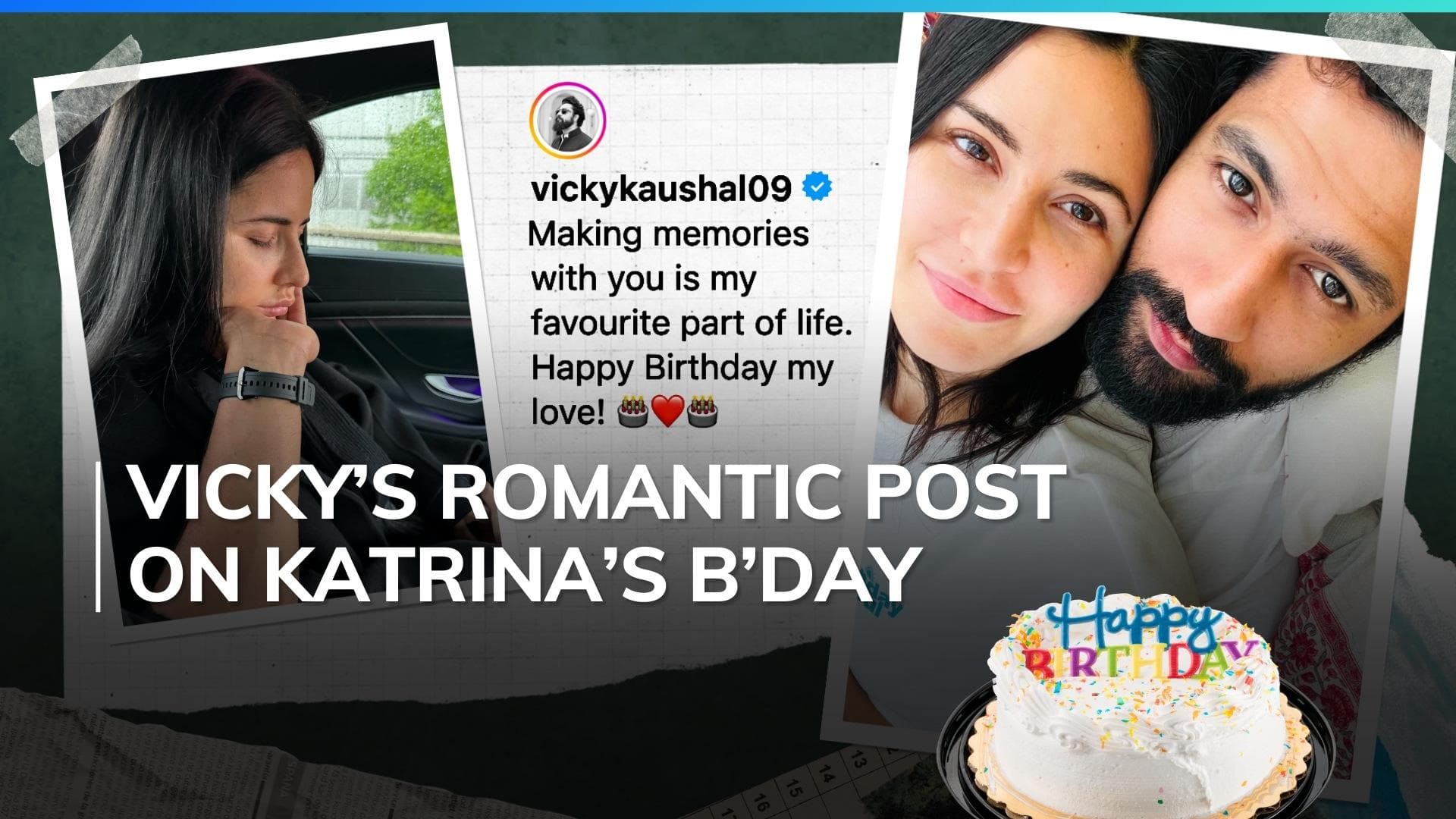 Vicky Kaushal's heartwarming birthday wish for Katrina Kaif, shares unseen pictures online