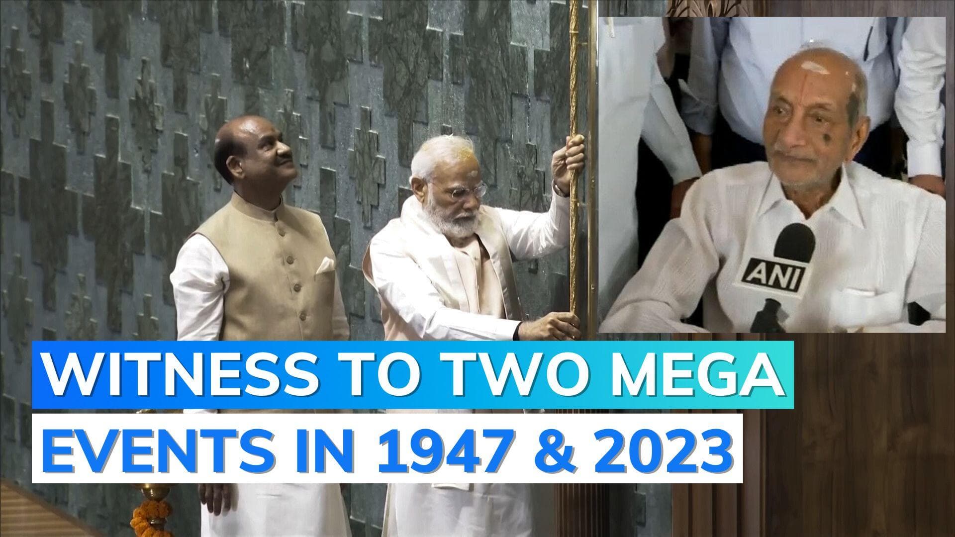 New Parliament inauguration: Proud and happy, says 97-year-old family member of 'Sengol' maker